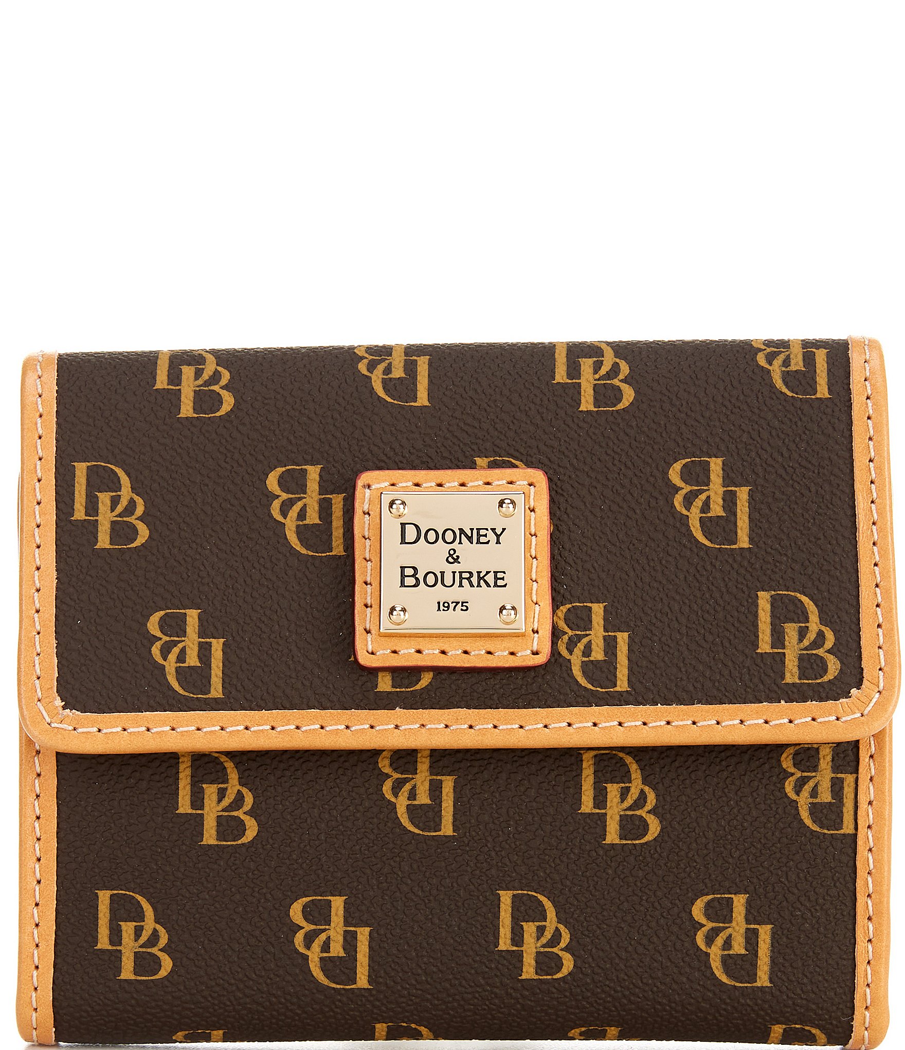 Dooney & Bourke Blakely Signature Logo Small Flap Wallet