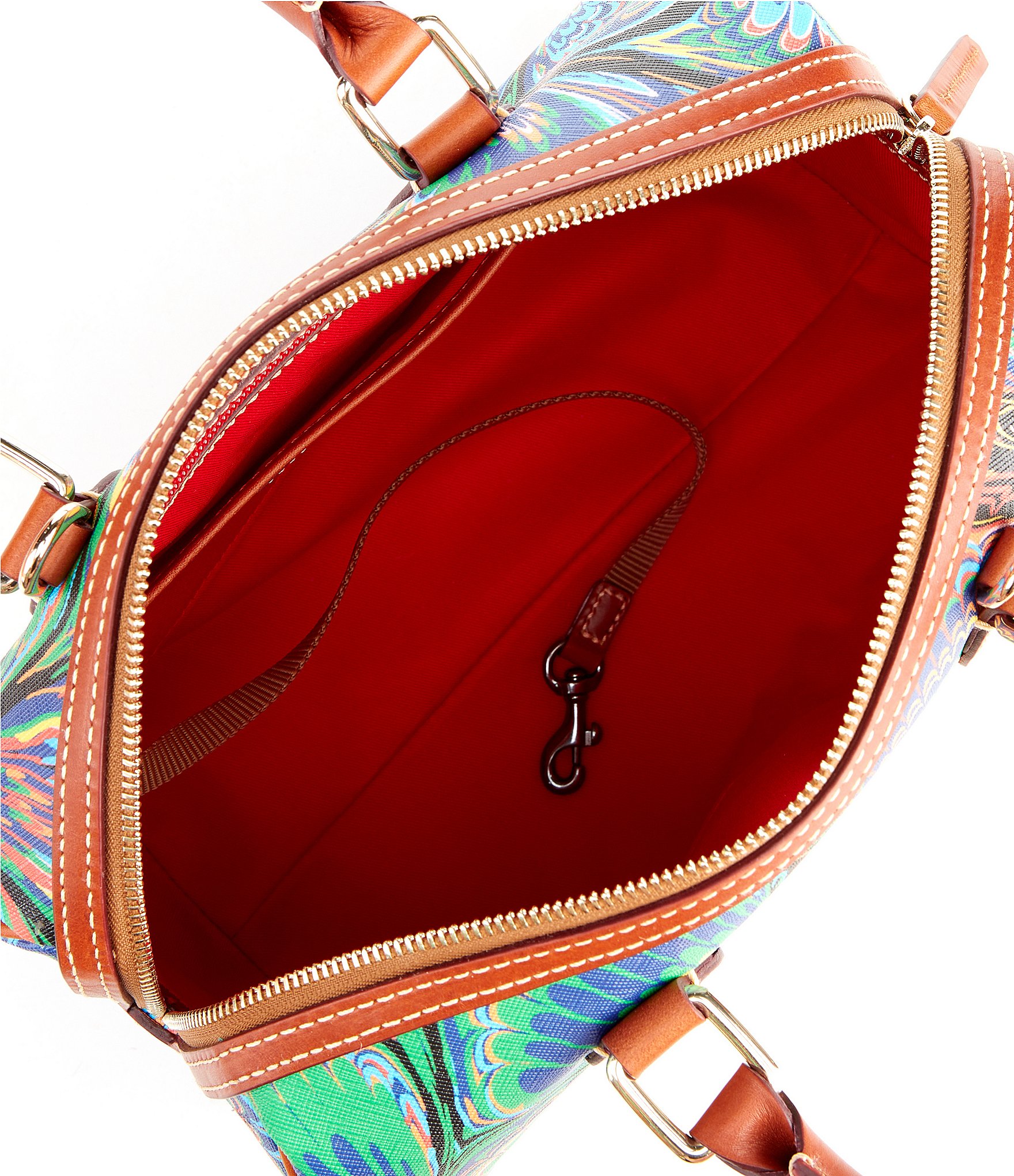 Dooney & Bourke Bright Marbled Barrel Satchel Bag