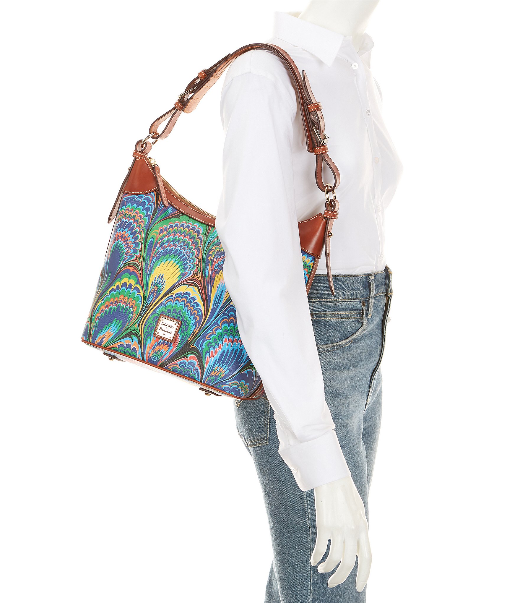 Dooney & Bourke Bright Marbled Hobo Bag