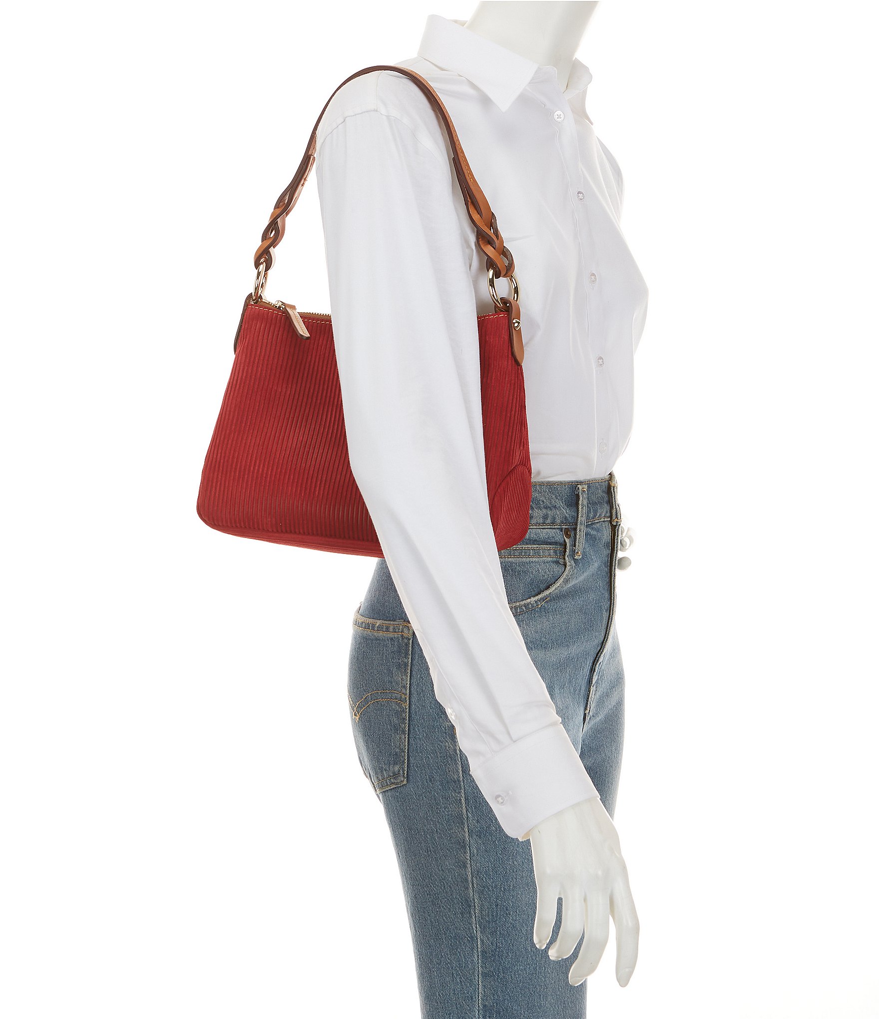 Dooney & Bourke Chloe 25 Suede Shoulder Bag