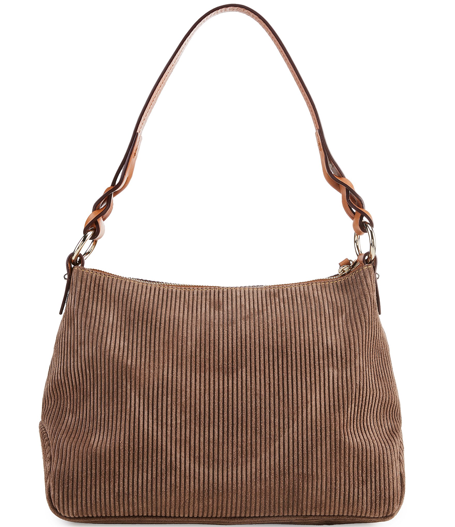Dooney & Bourke Chloe 30 Suede Stripe Shoulder Bag