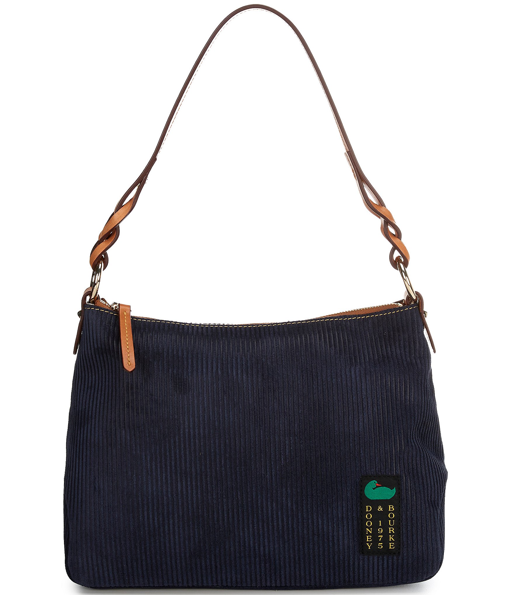 Dooney & Bourke Chloe 30 Suede Stripe Shoulder Bag