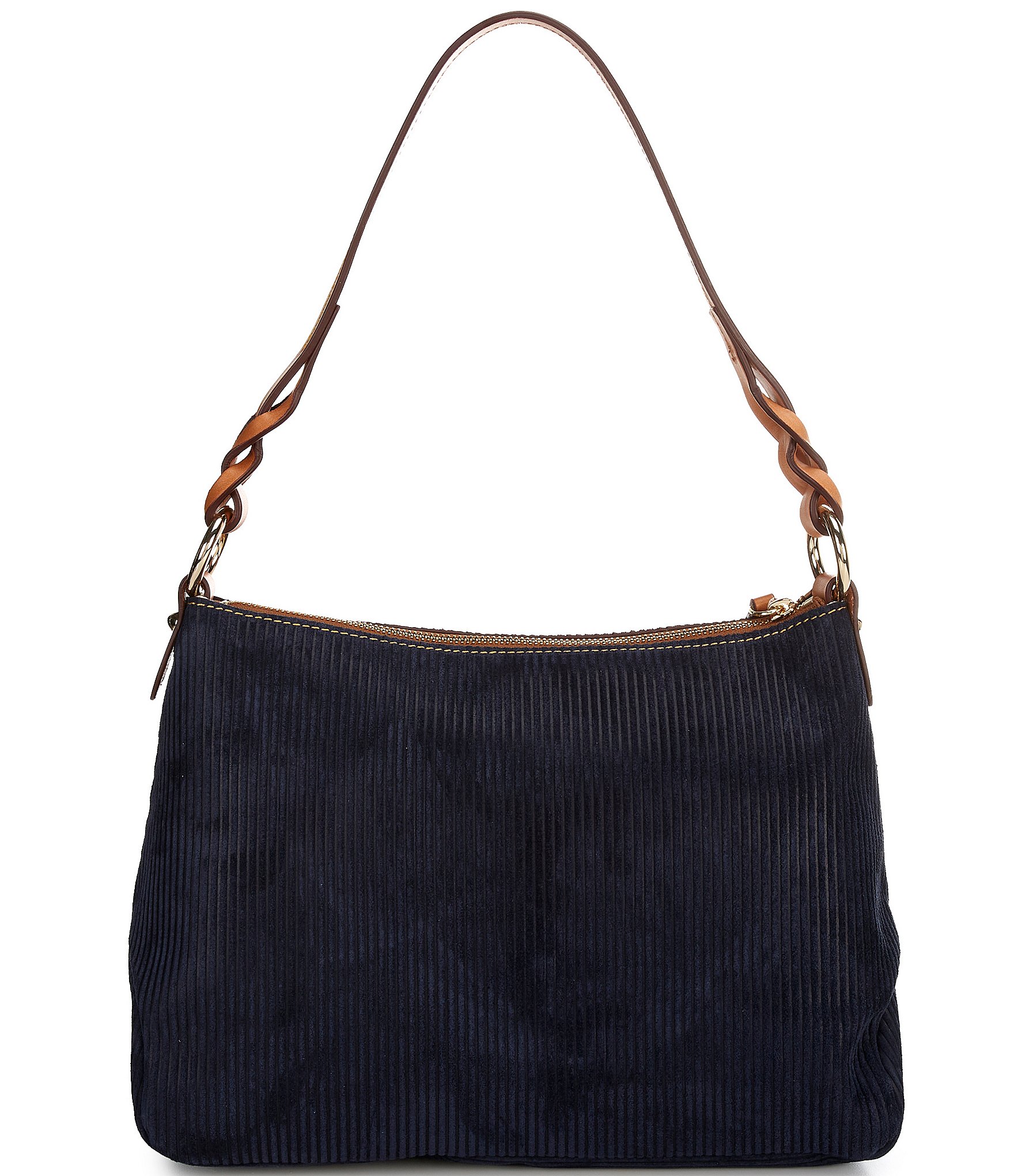 Dooney & Bourke Chloe 30 Suede Stripe Shoulder Bag