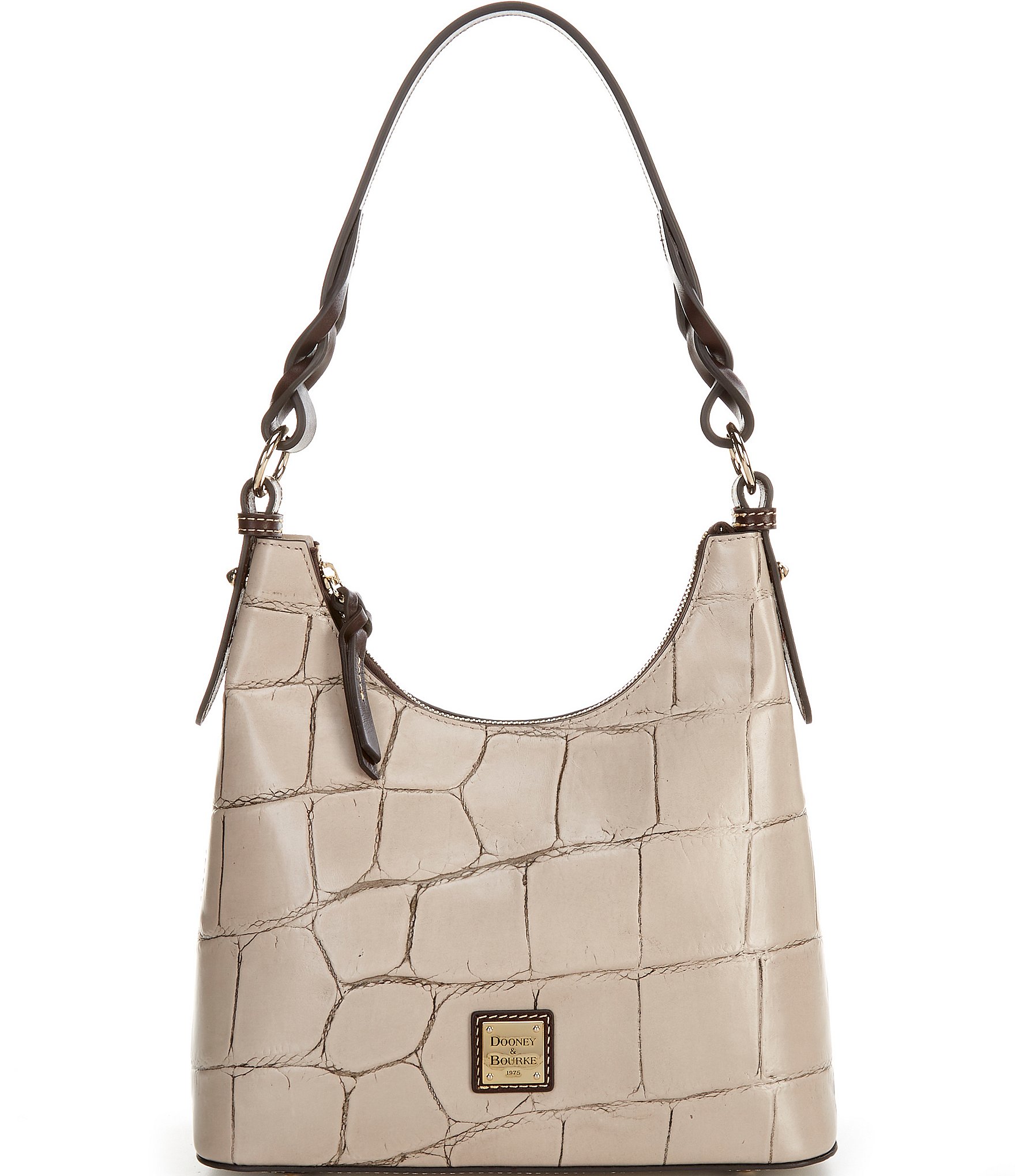 Dooney & Bourke Croc Hobo Shoulder hotsell Bag