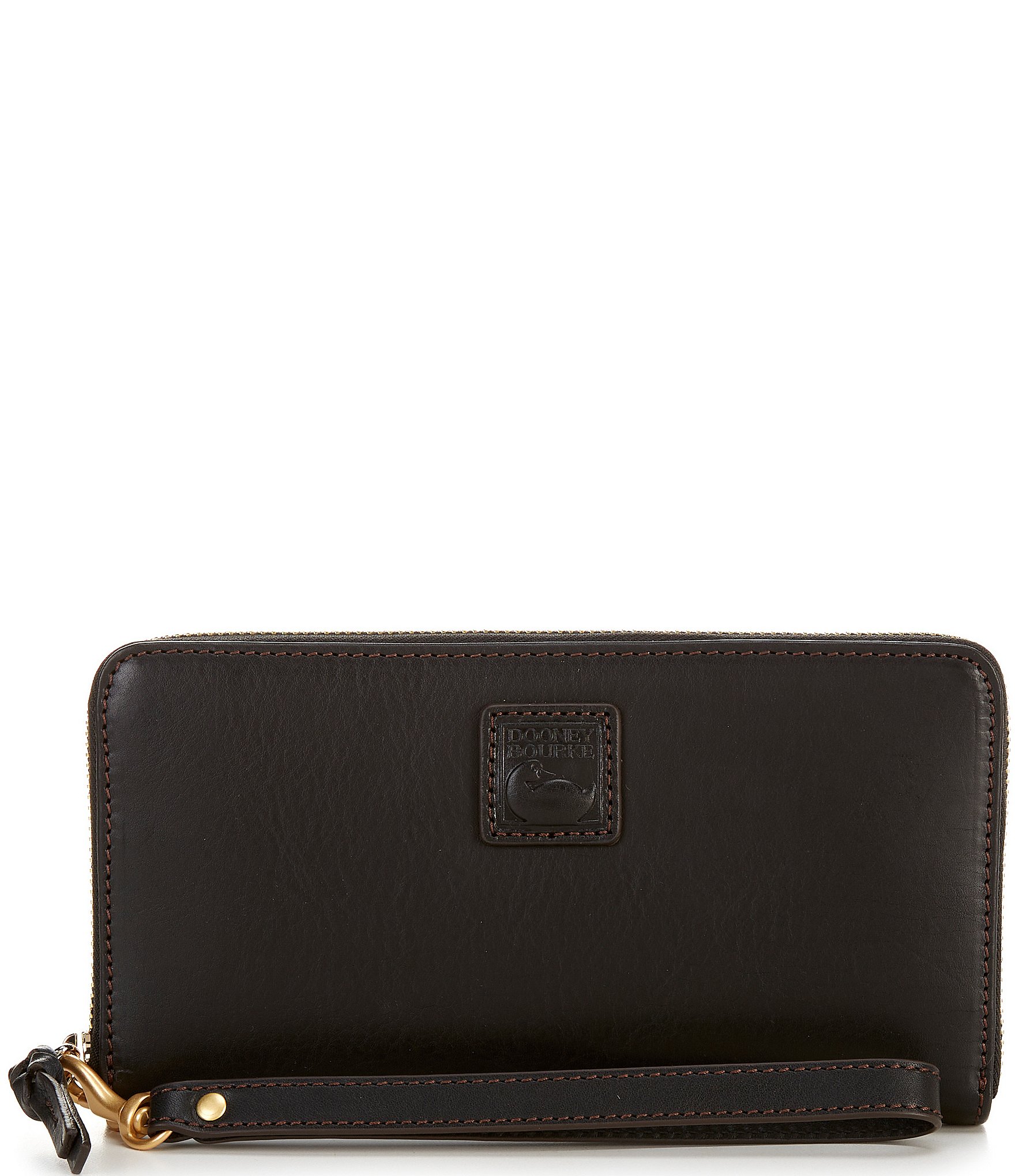 Dooney & selling Bourke Black Zip around wallet