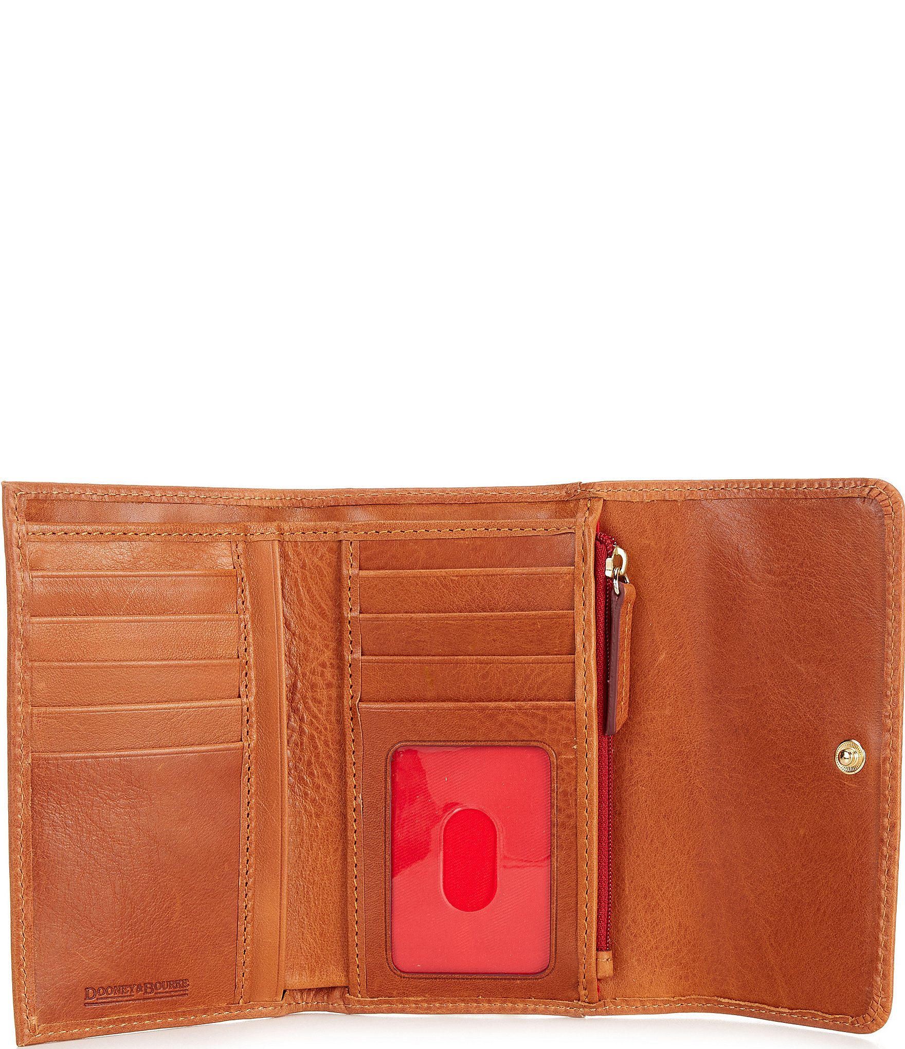 Dooney & Bourke Florentine Collection Leather Flap Wallet