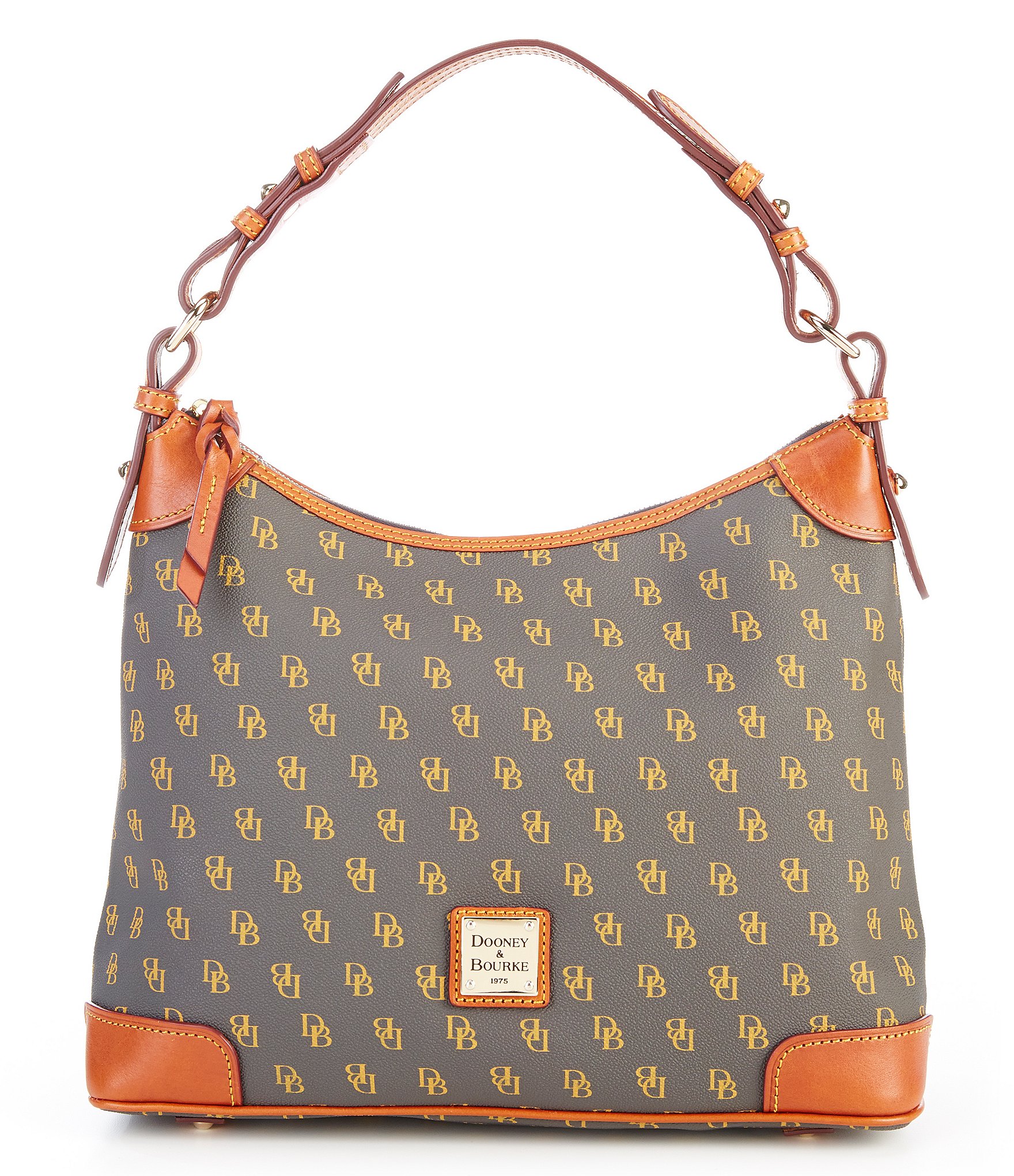 Dooney & Bourke Greta Signature Print Hobo Bag | Dillards