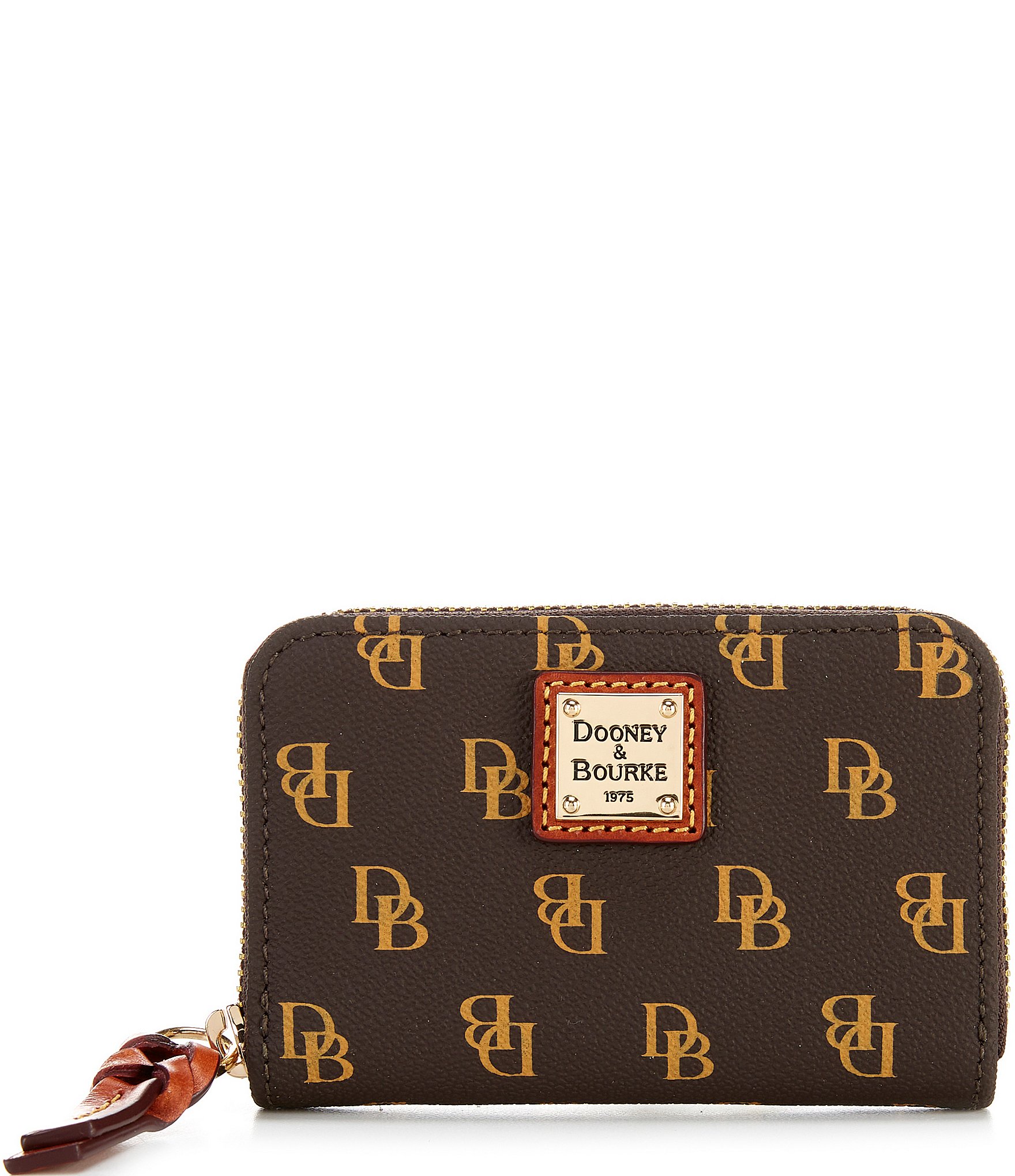 Dooney & Bourke Gretta Collection Signature Logo Large Zip Around Wallet |  Dillard's