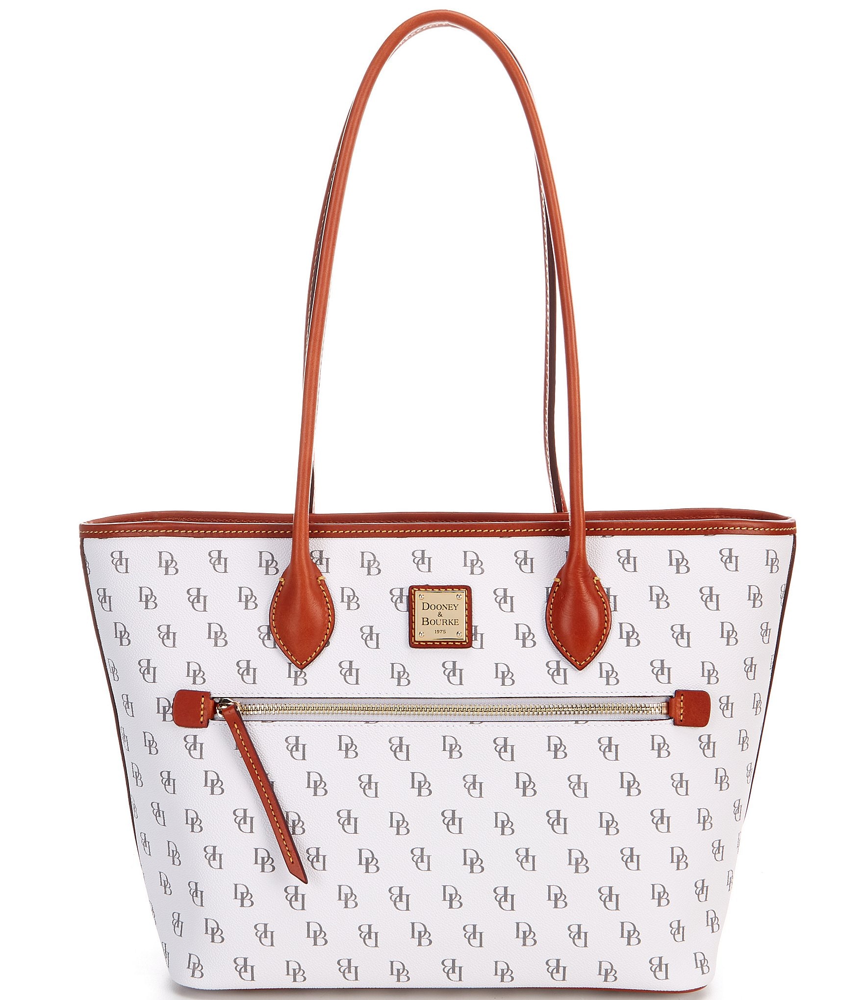 Dooney & Bourke Signature Logo Print Gretta Collection Pouchette Crossbody  Bag