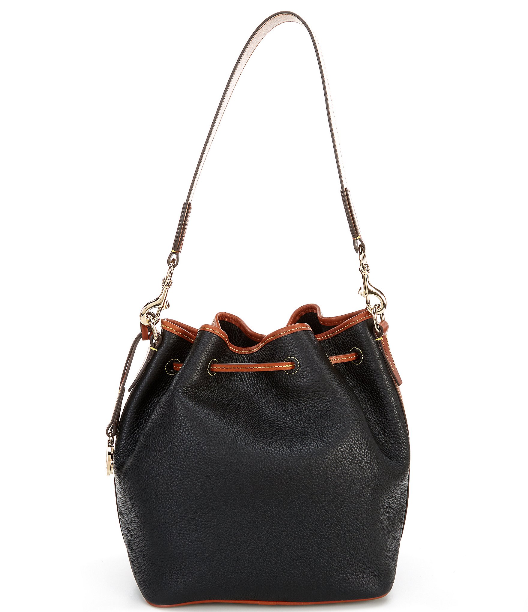 Dooney & Bourke Pebble Collection Drawstring Bucket Bag