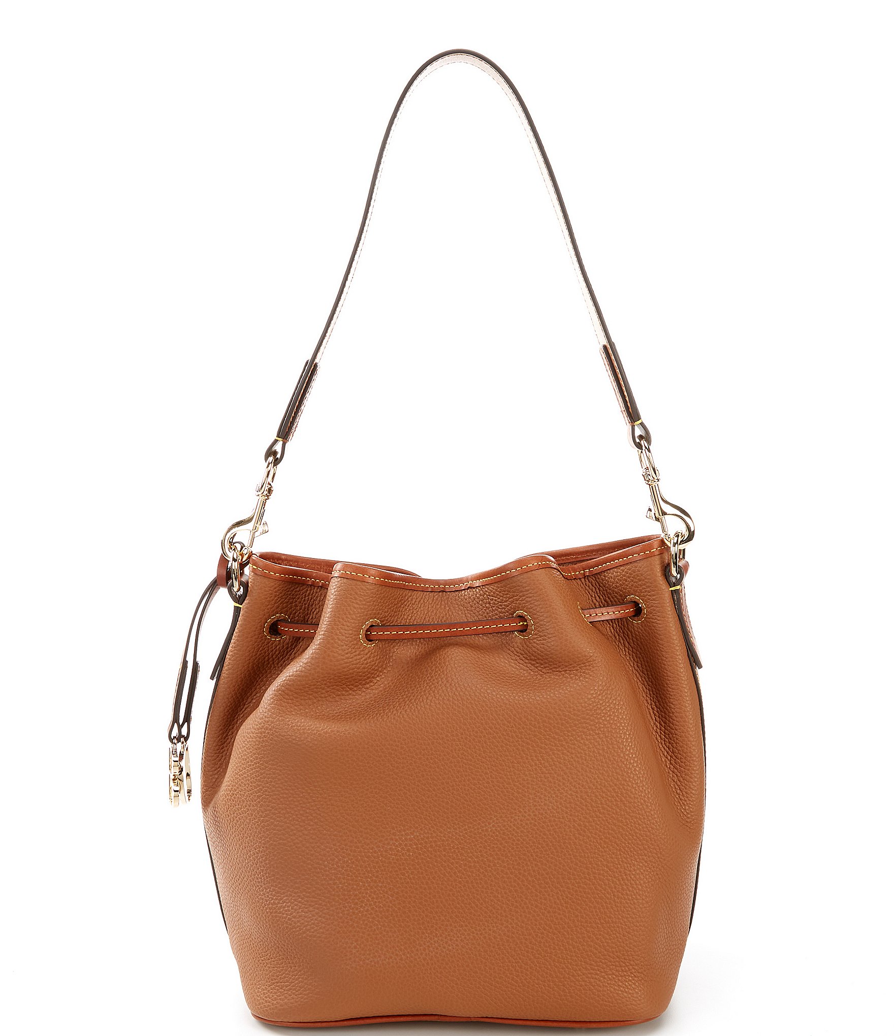 Dooney & Bourke Pebble Collection Drawstring Bucket Bag