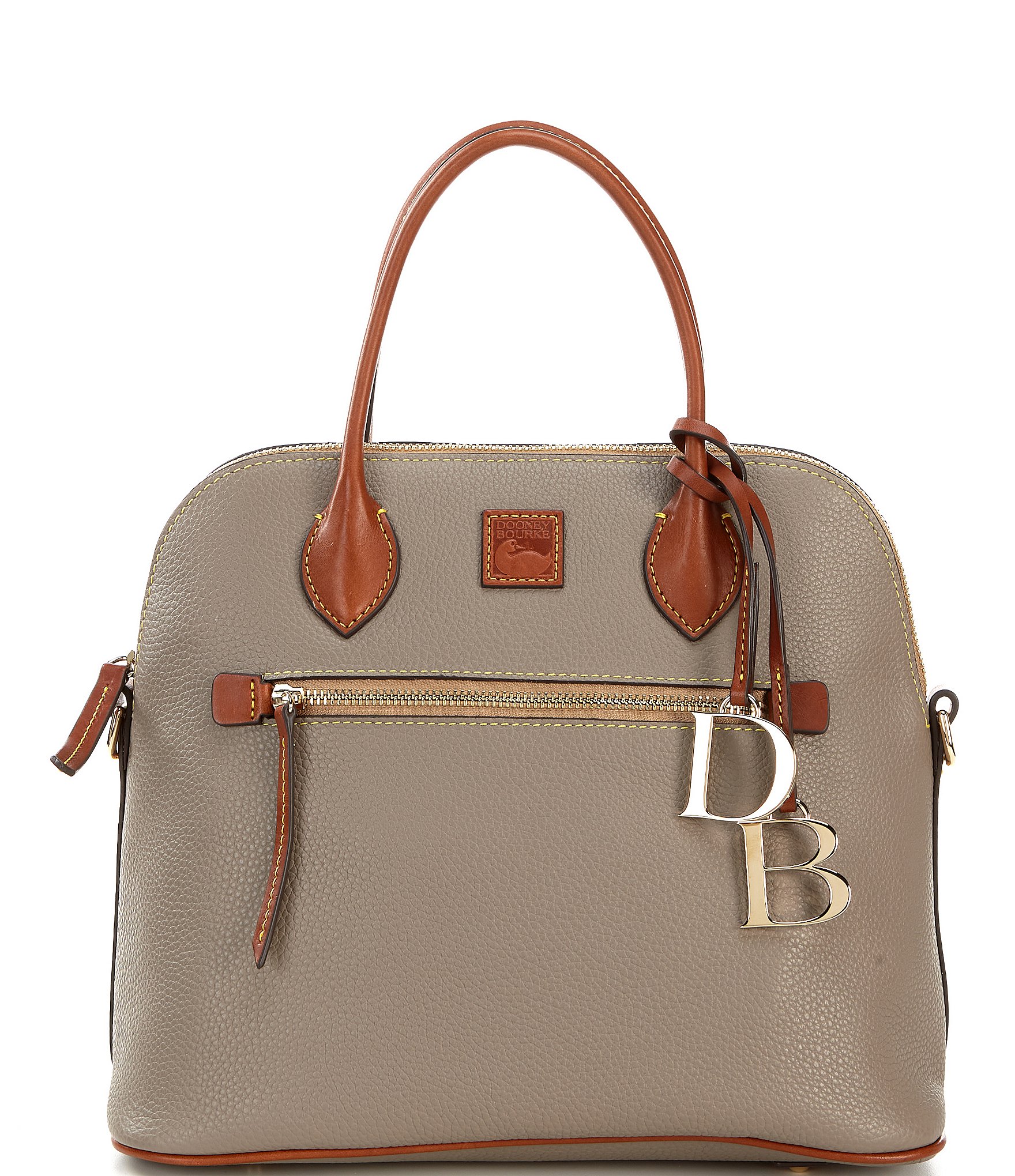 Dooney & Bourke Pebble Collection Large Domed Satchel Bag