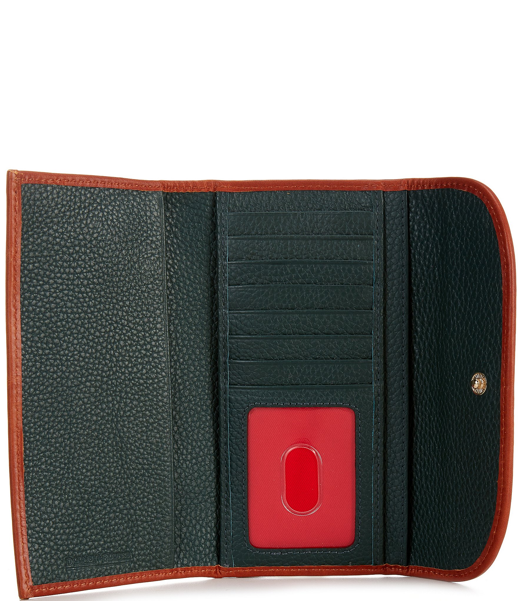 Dooney & Bourke Pebble Continental Leather Clutch Wallet