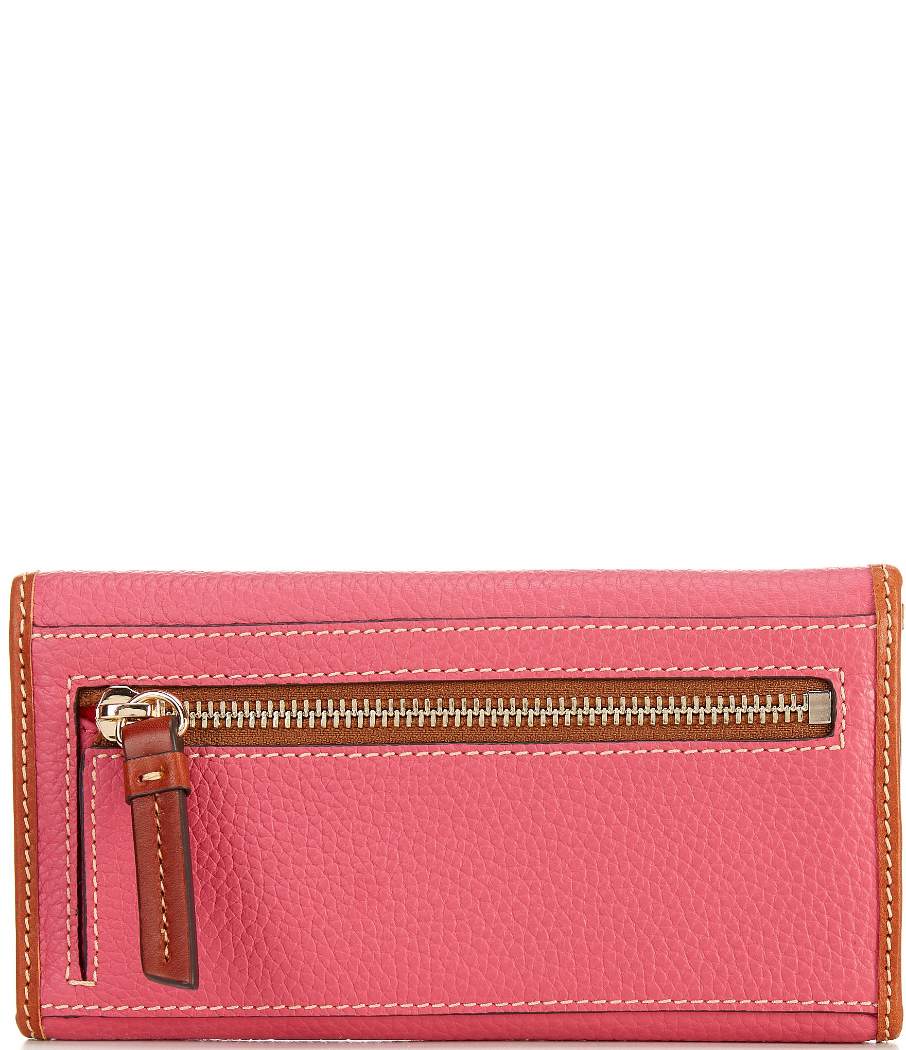 Dooney & Bourke Pebble Continental Leather Clutch Wallet