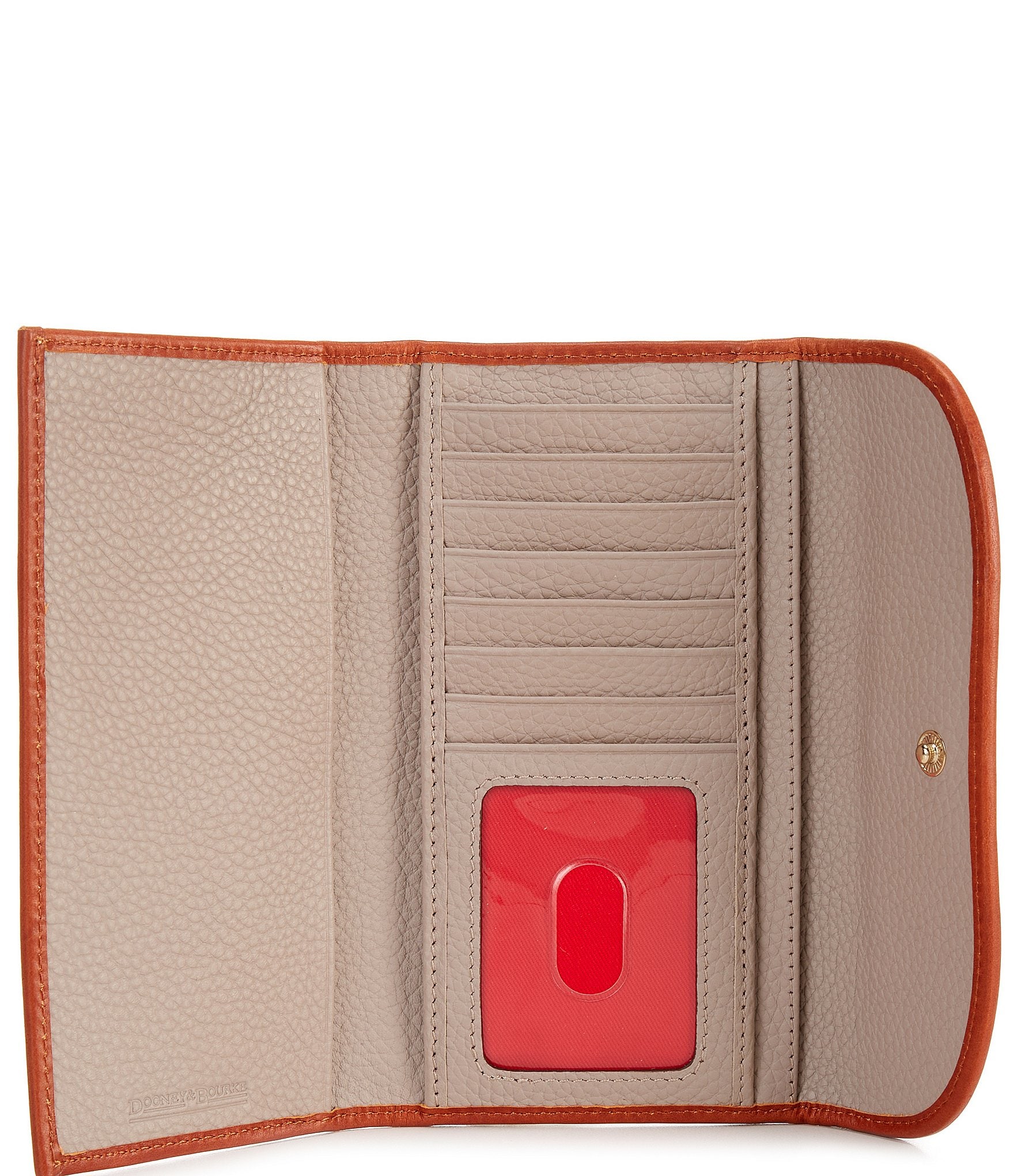 Dooney & Bourke Pebble Continental Leather Clutch Wallet