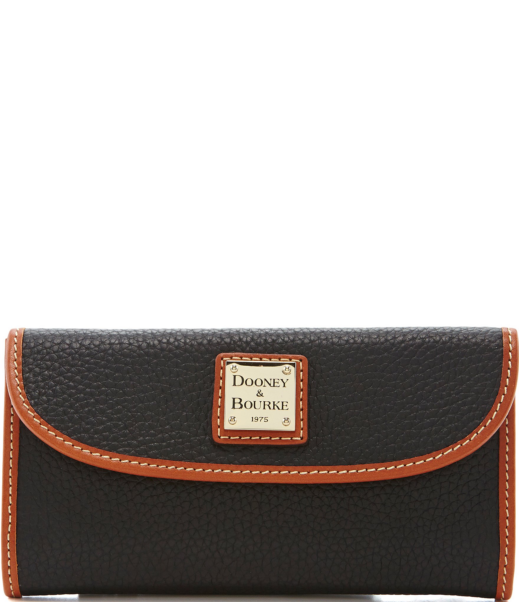 Dooney & Bourke Pebble Continental Leather Clutch Wallet