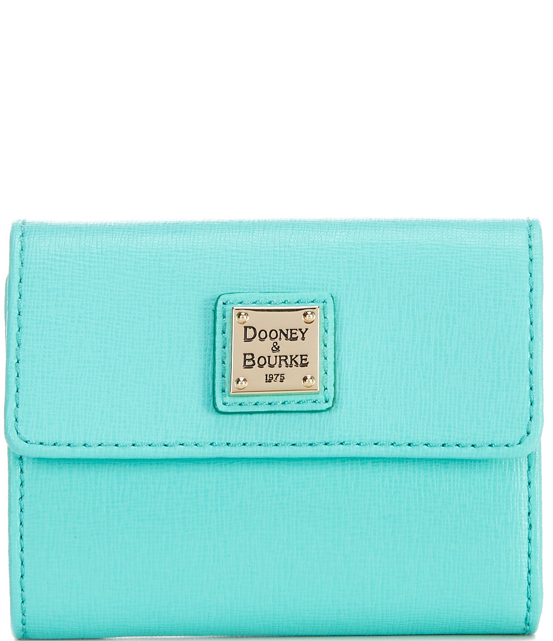 Dooney & Bourke Saffiano Leather Small Flap Credit Card Wallet