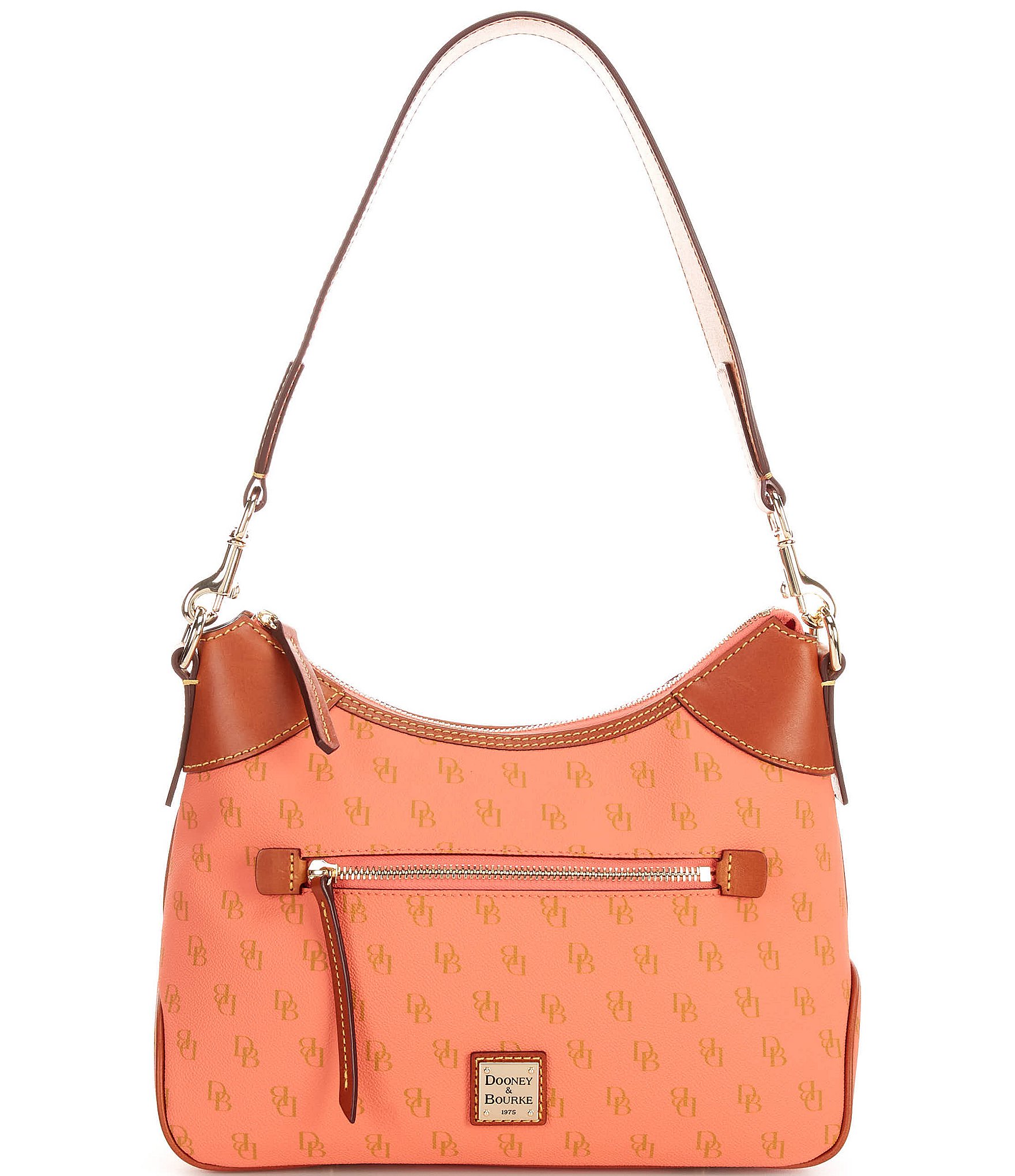 Dooney & Bourke Gretta Collection Signature Logo Print Hobo Bag