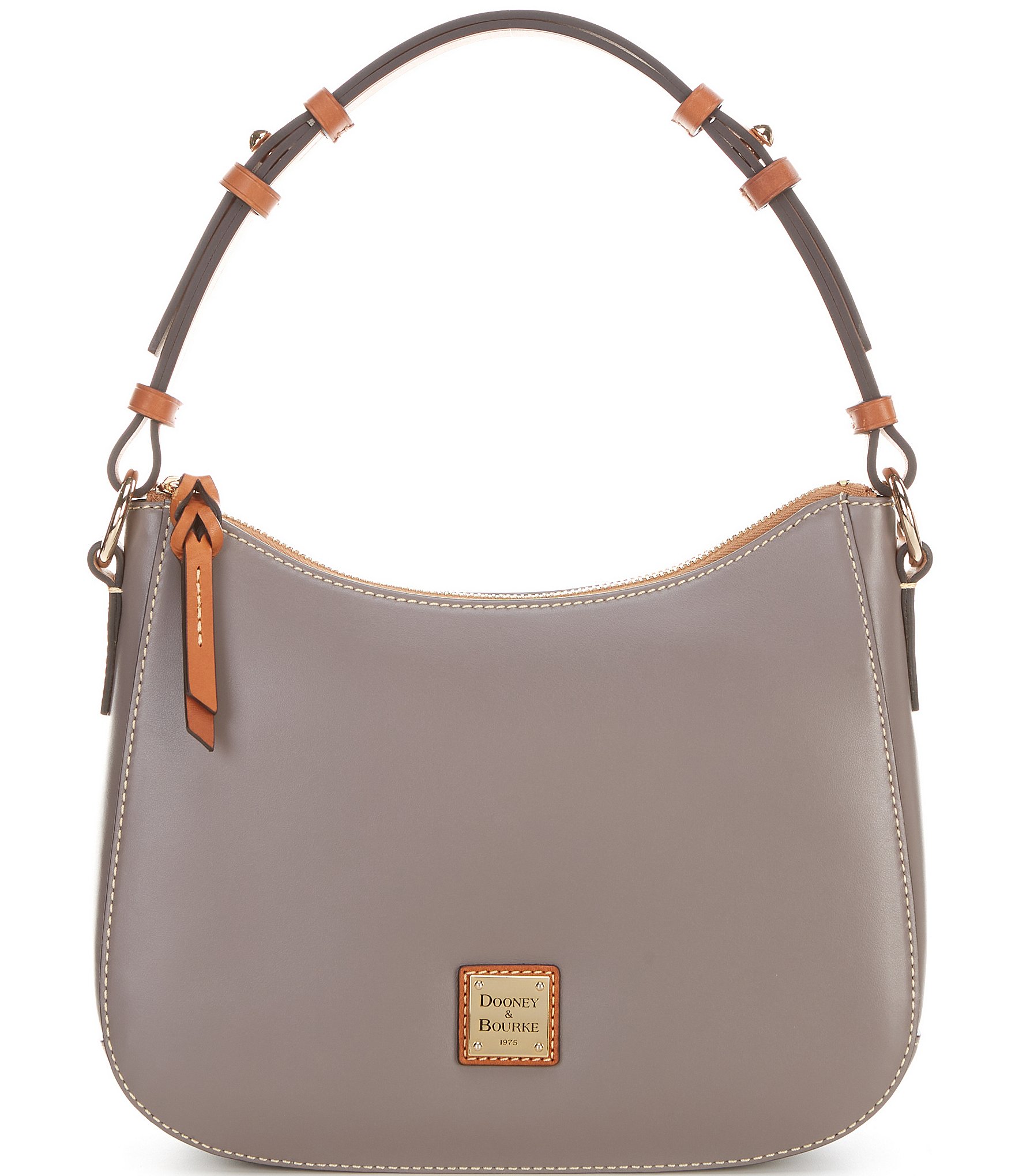 Light Grey Leather Hobo Bag Crossbody Shoulder Bags for Work