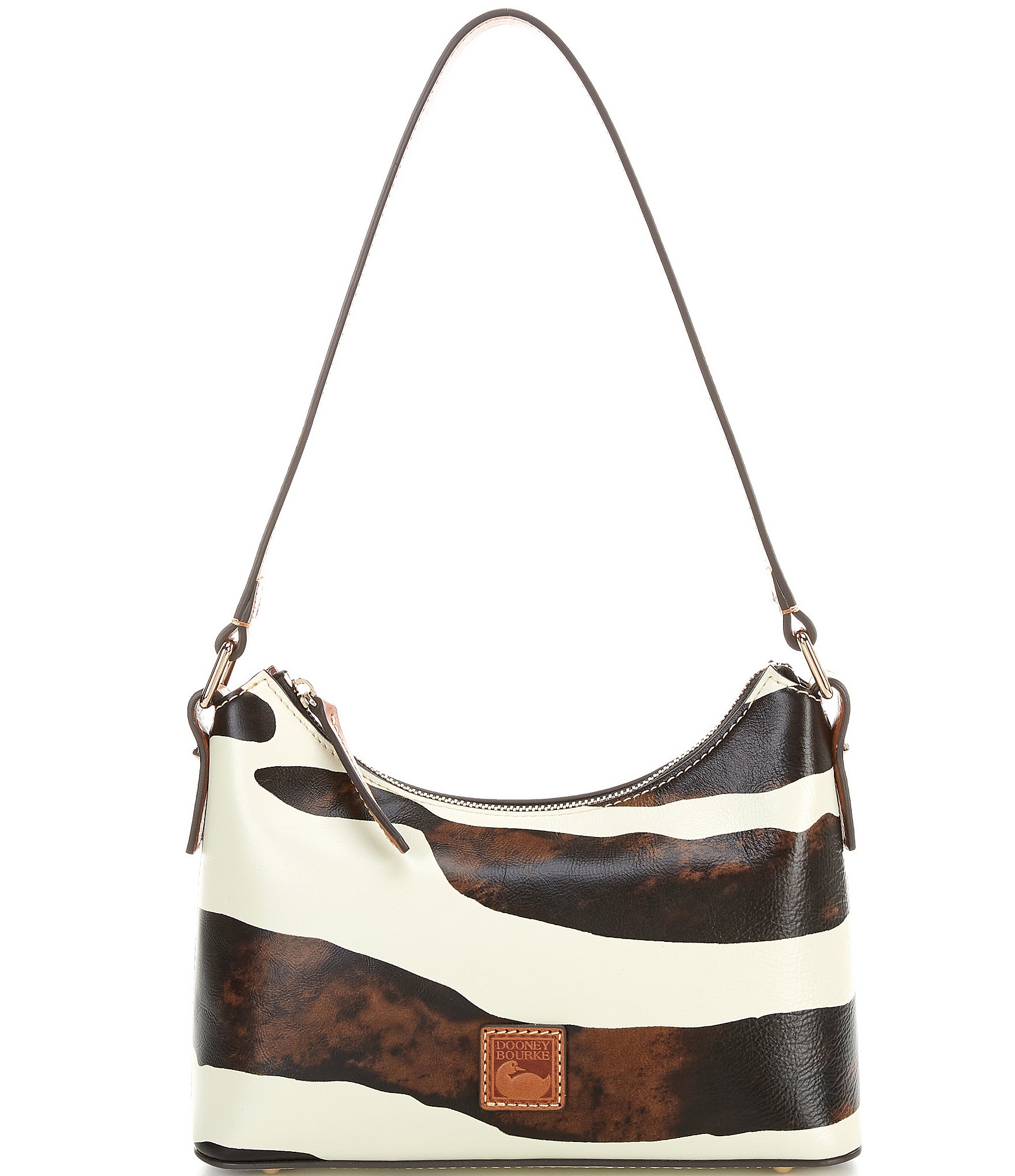 Dooney shops and bourke zebra tote