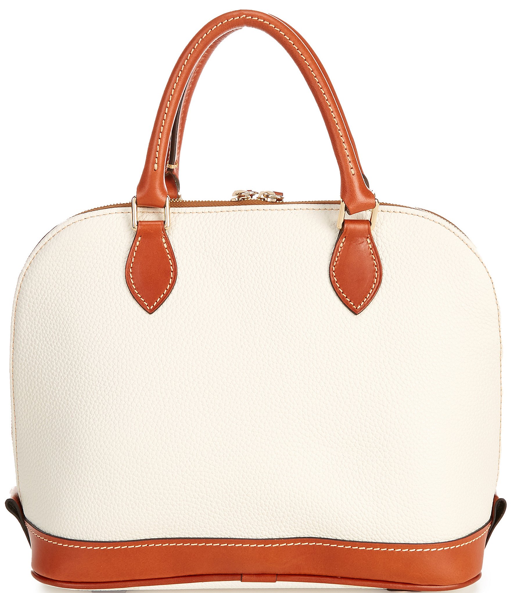 Dooney & Bourke Pebble Collection Zip Dome Satchel Bag