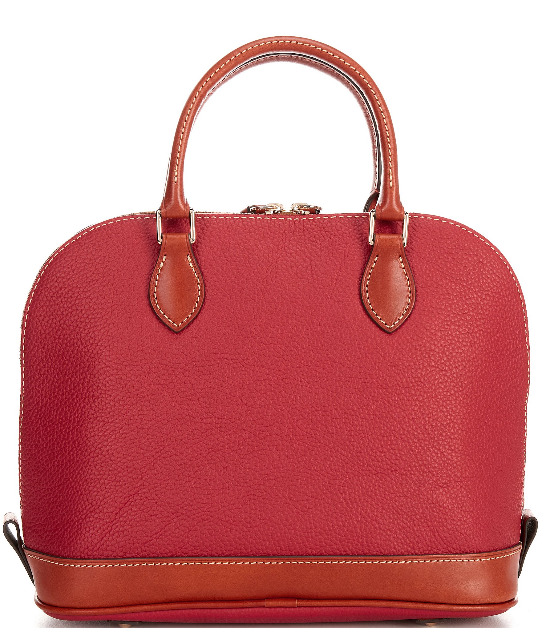 Dooney & Bourke Pebble Collection Zip Dome Satchel Bag