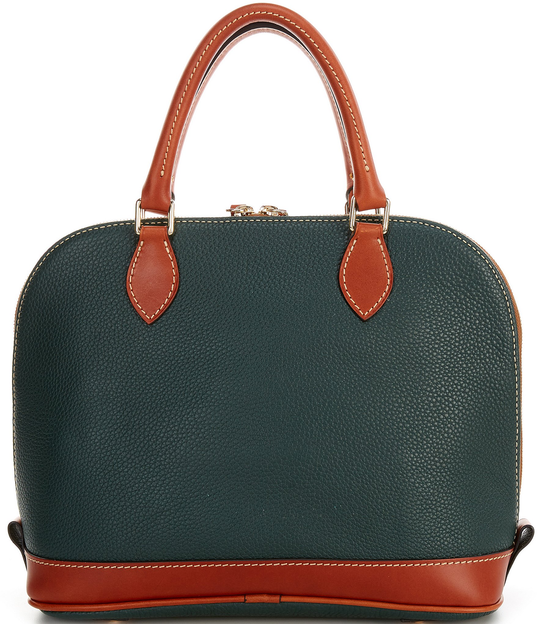 Dooney & Bourke Pebble Collection Zip Dome Satchel Bag