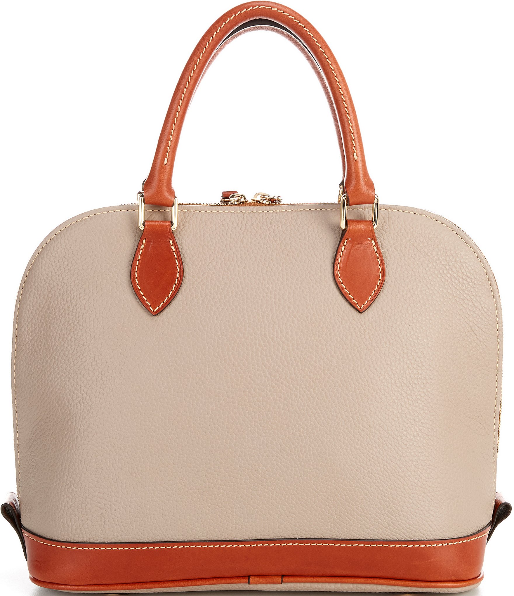 Dooney & Bourke Pebble Collection Zip Dome Satchel Bag