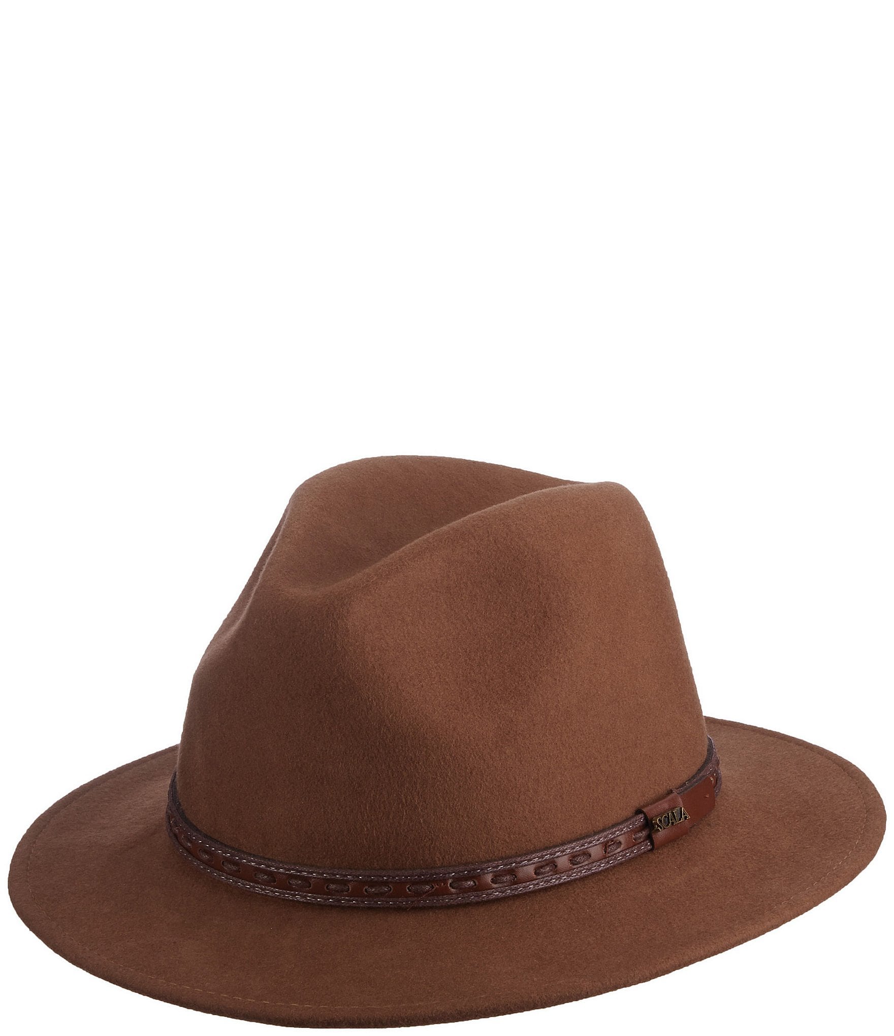 Dorfman Milano Scala Water Repellent Wool Felt Safari 2 1/2#double; Brim Hat