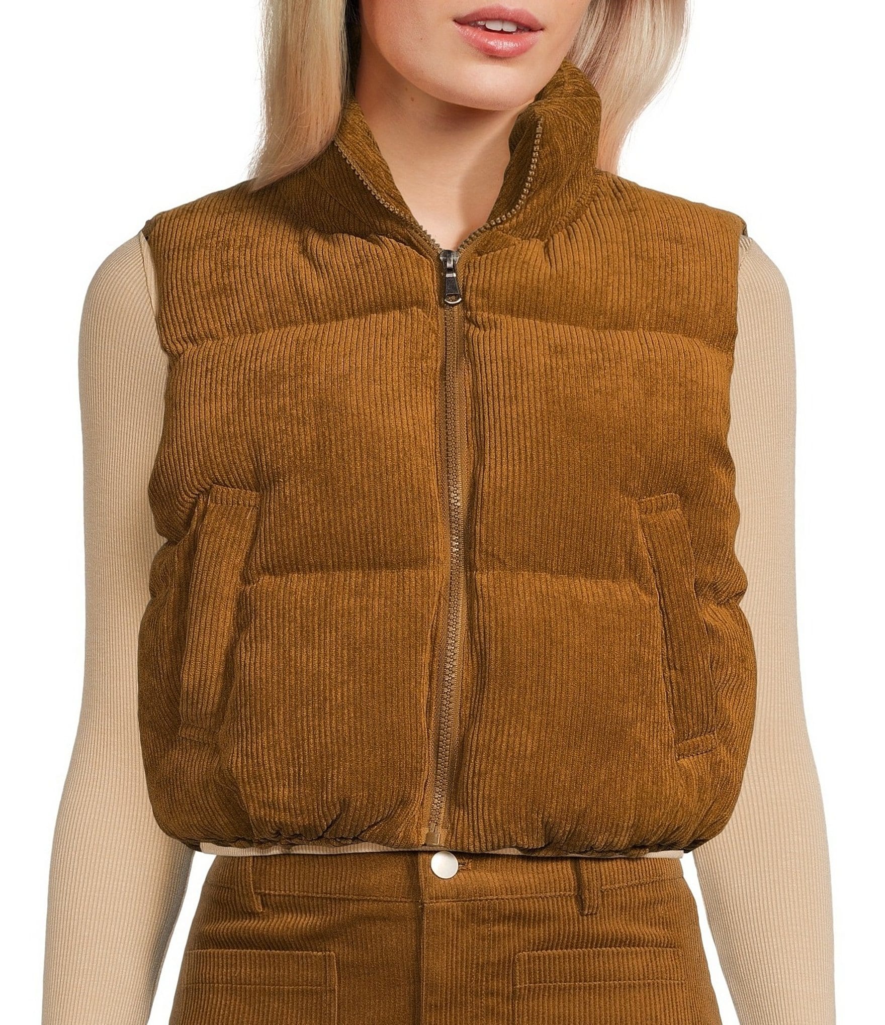 Women's Ultimate Corduroy Mini Puffer Jacket, Women's New Arrivals