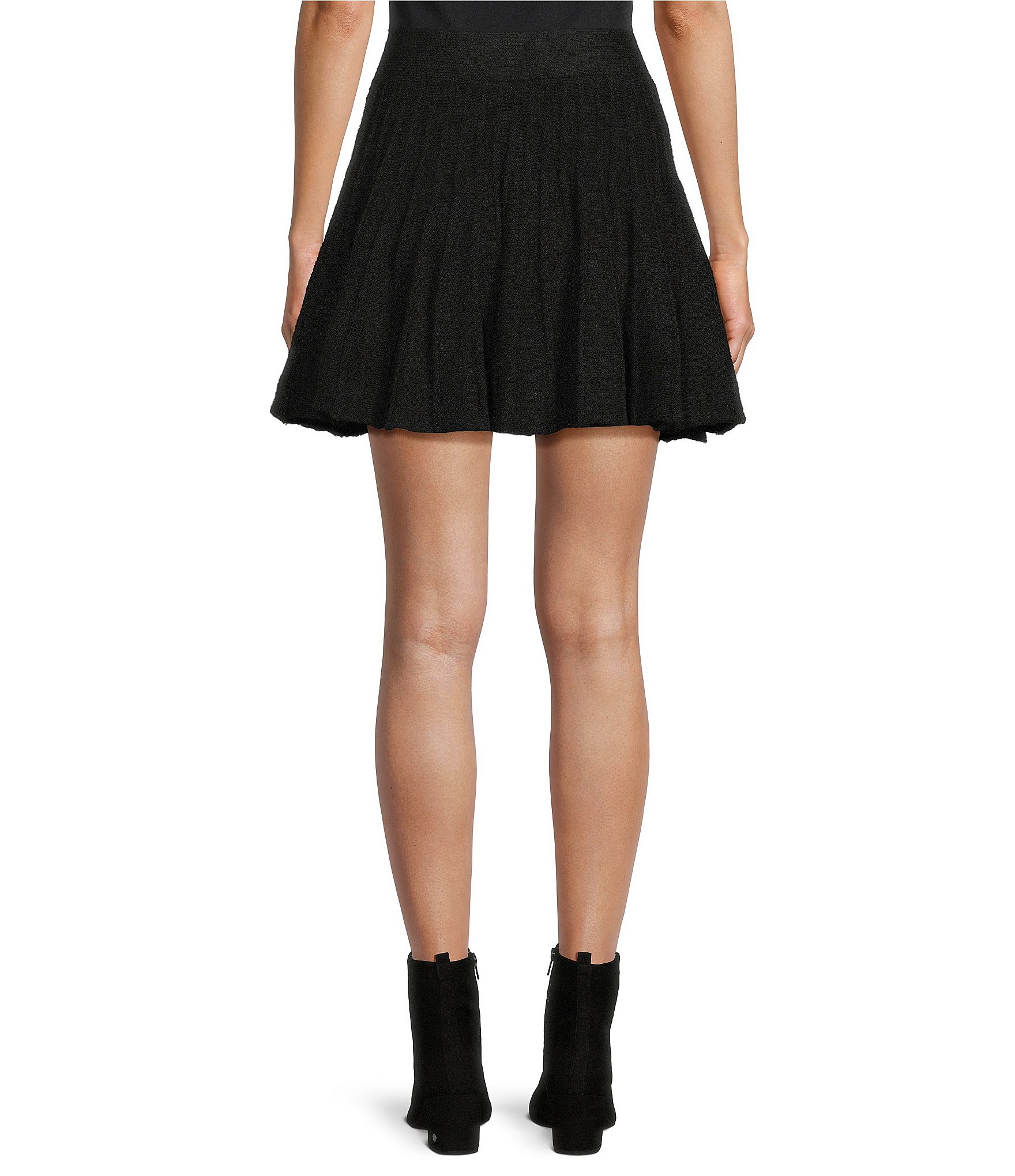 Double Zero Sweater Pleated Skirt