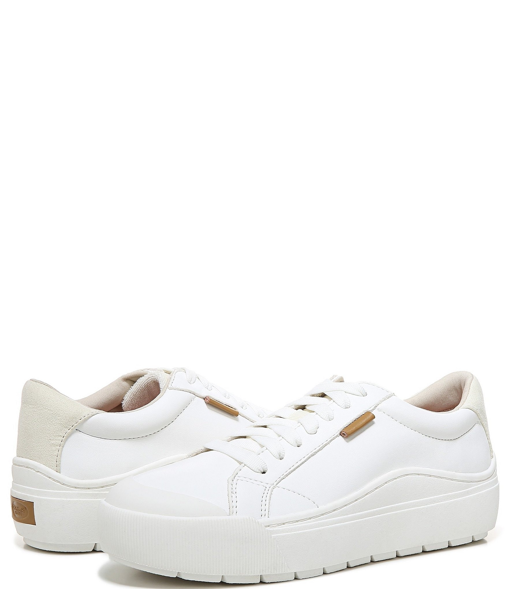 Dr Scholl's Time Off Mixed Media Platform Sneakers