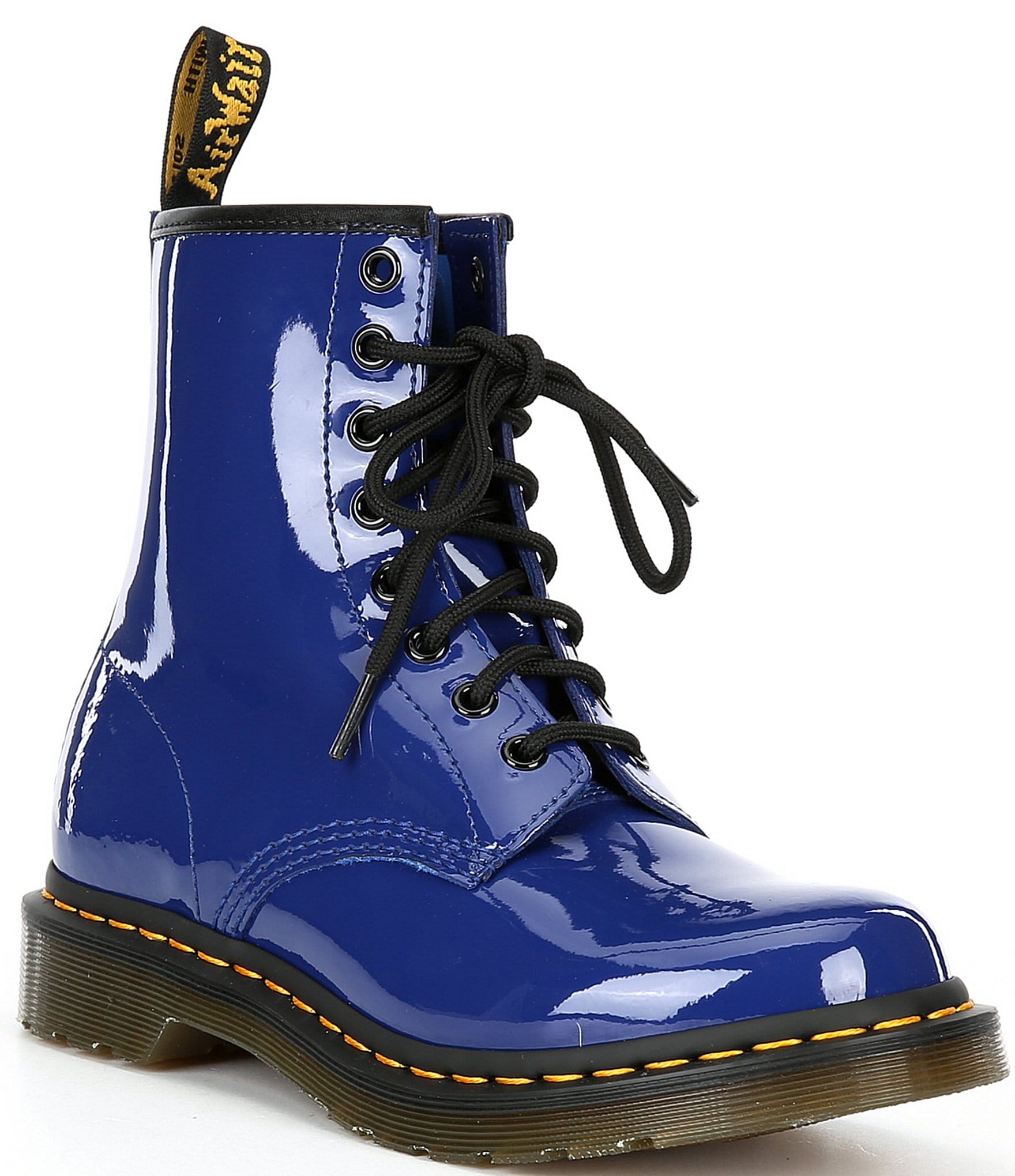 Dr. Martens Women's 1460 Patent Leather Combat Boots | Dillard's