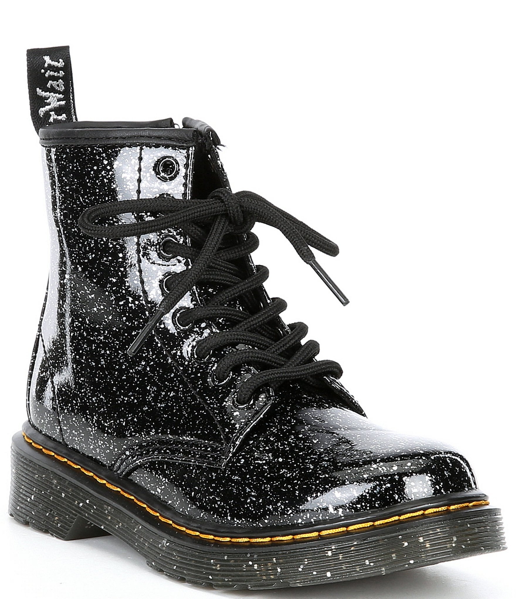 secretly different Cooperative Dr. Martens Girls' 1460 Side-Zip Glitter Boots (Toddler) | Dillard's