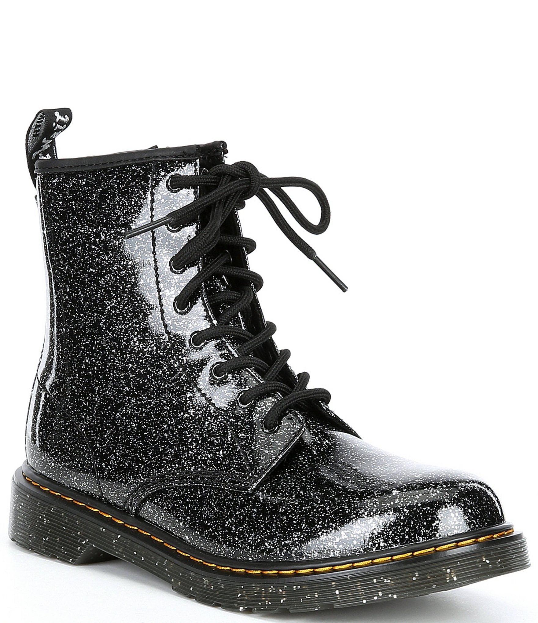 Dr Martens Junior 1460 Kids Boots - Black Cosmic Glitter