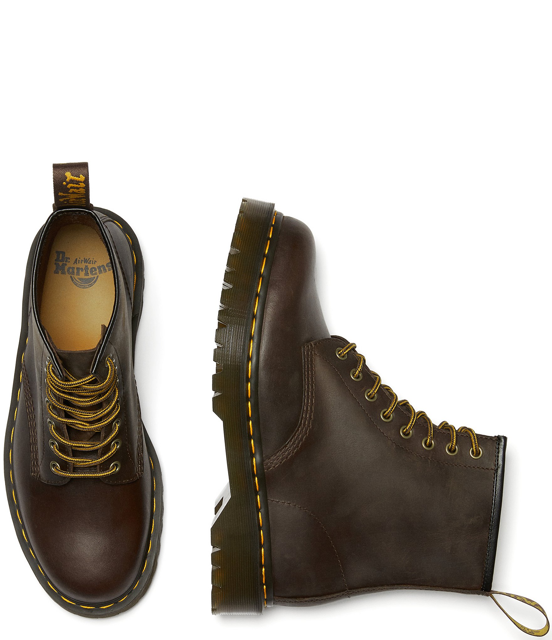 Dr. Martens Women's 1460 Bex Crazy Horse Combat Boots