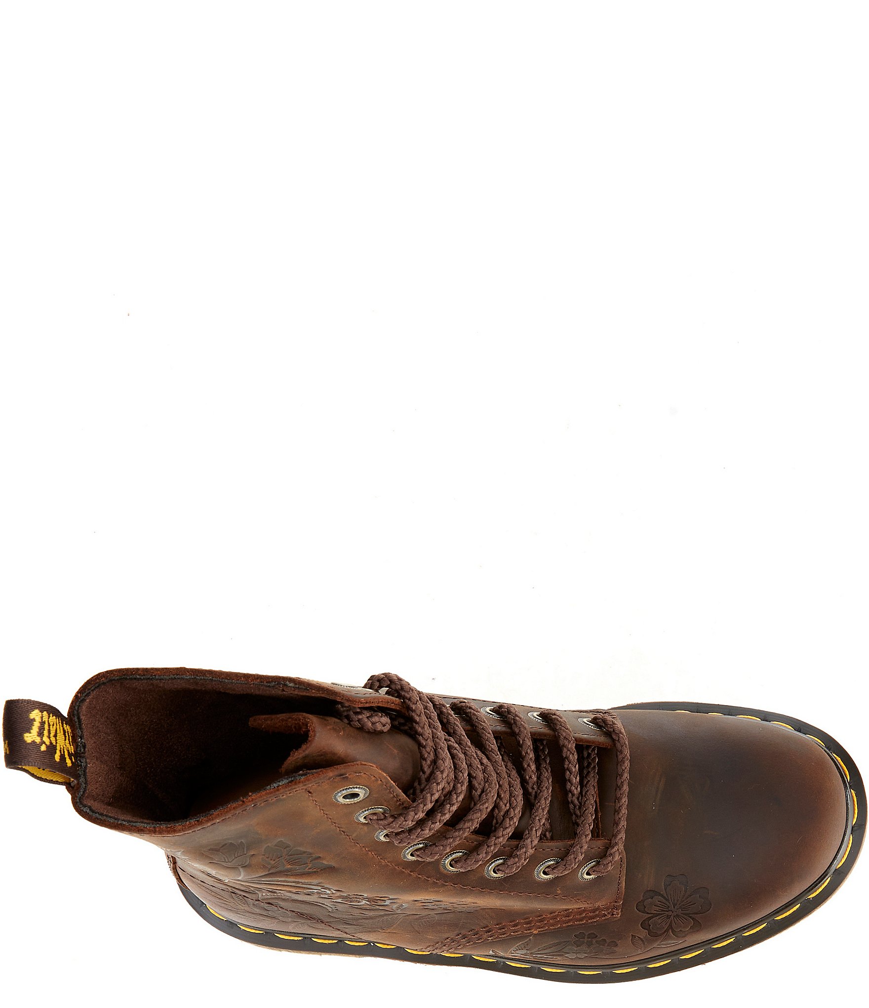 Dr. Martens Women's 1460 Pascal Floral Emboss 8-Eye Combat Boots