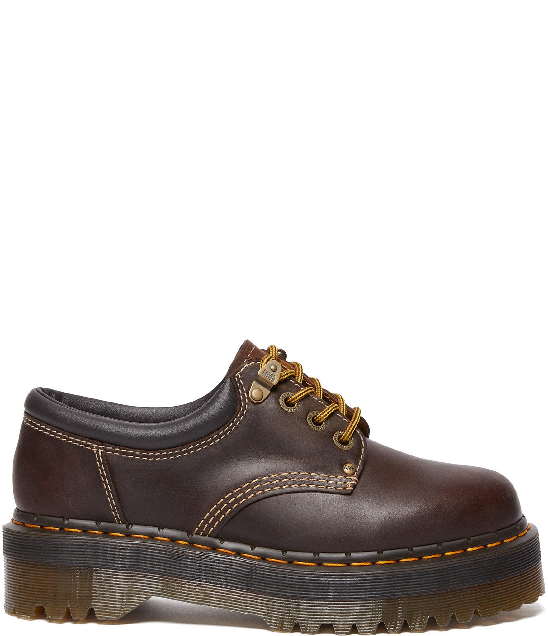 Dr. Martens Women's 8053 4i Quad Arc Leather Platform Oxfords