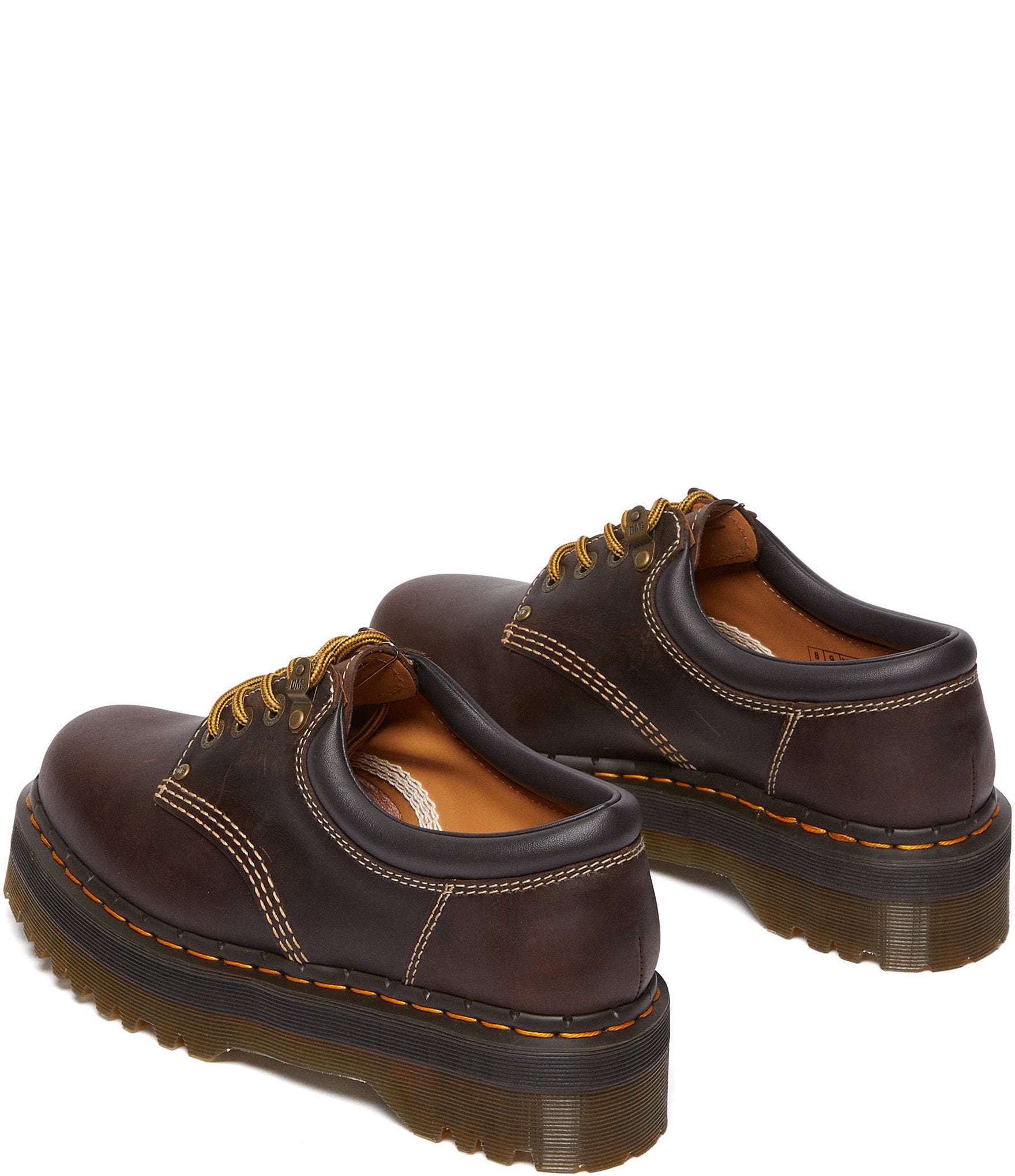 Dr. Martens Women's 8053 4i Quad Arc Leather Platform Oxfords