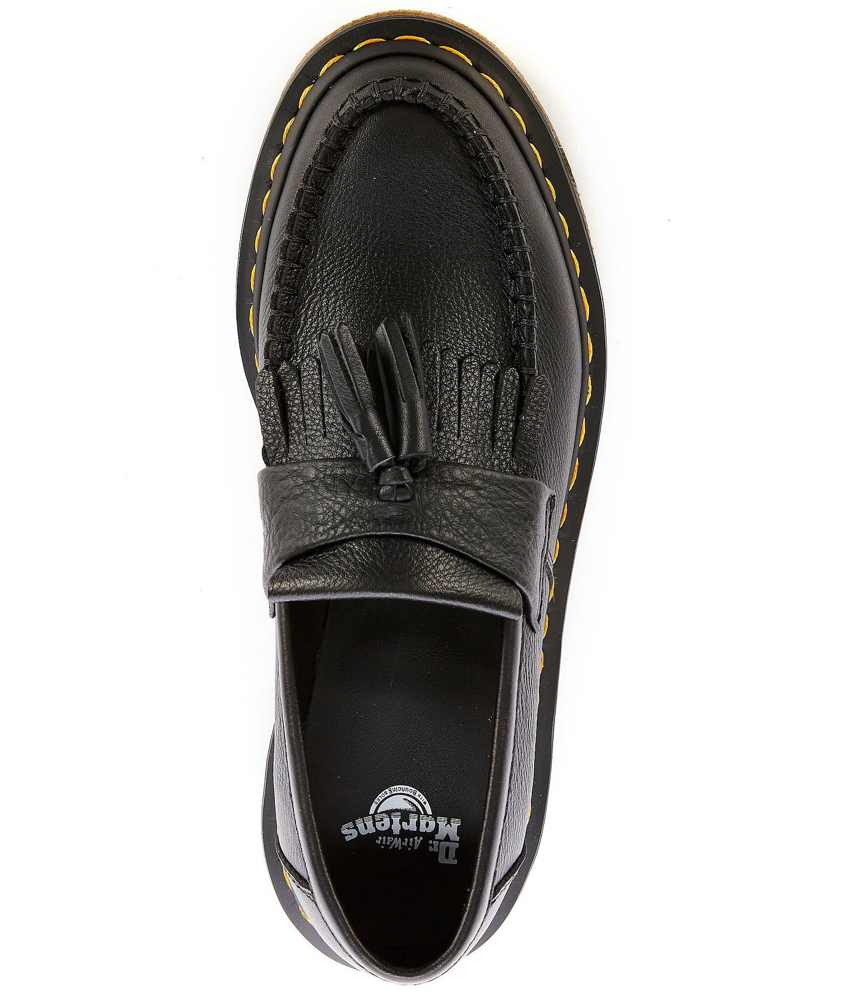 Dr. Martens Women's Adrian Tassel Family Matching Virginia Smooth Leather Loafers