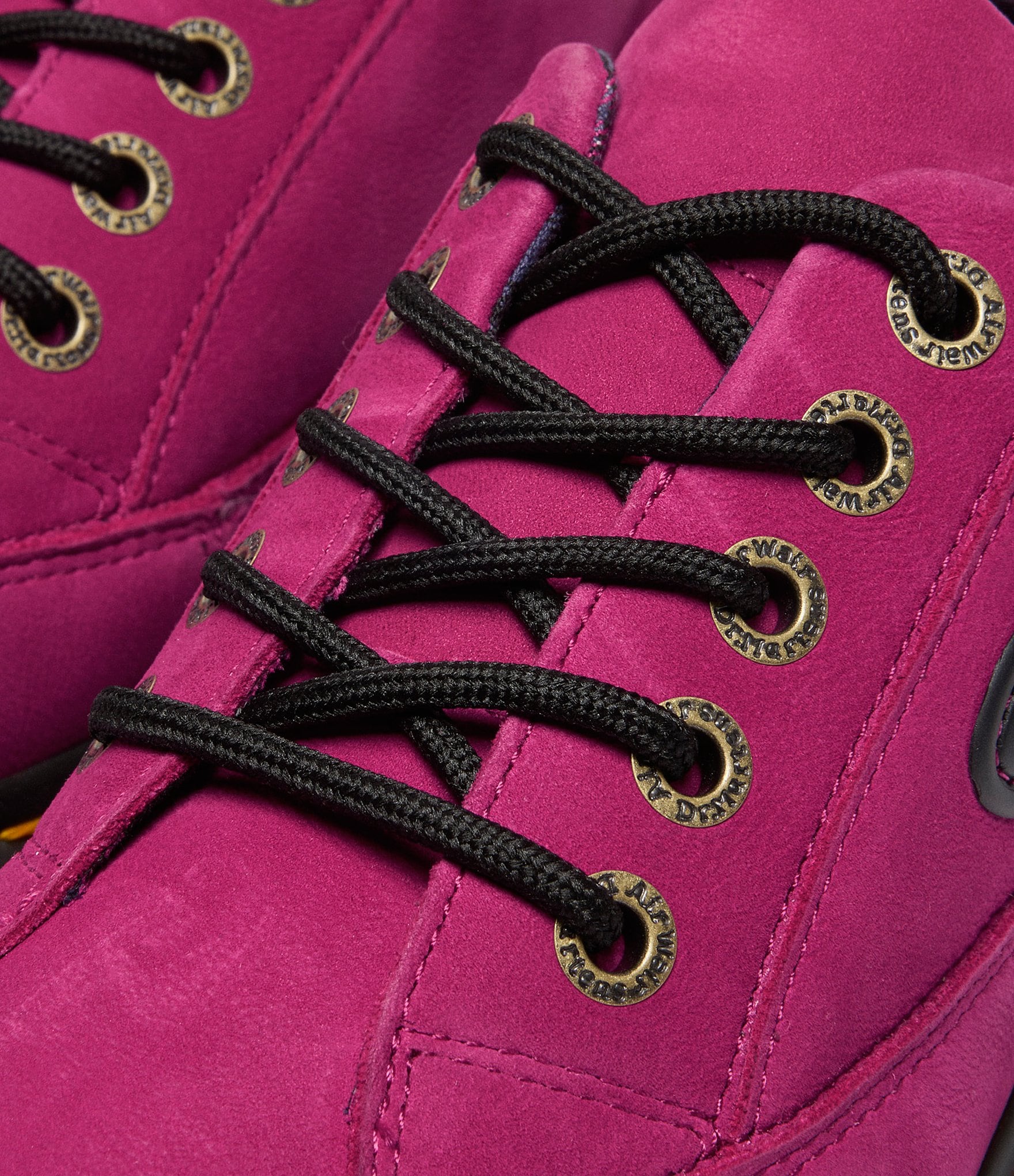 Dr. Martens Women's Buzz 5-Eye Milled Nubuck Platform Oxfords