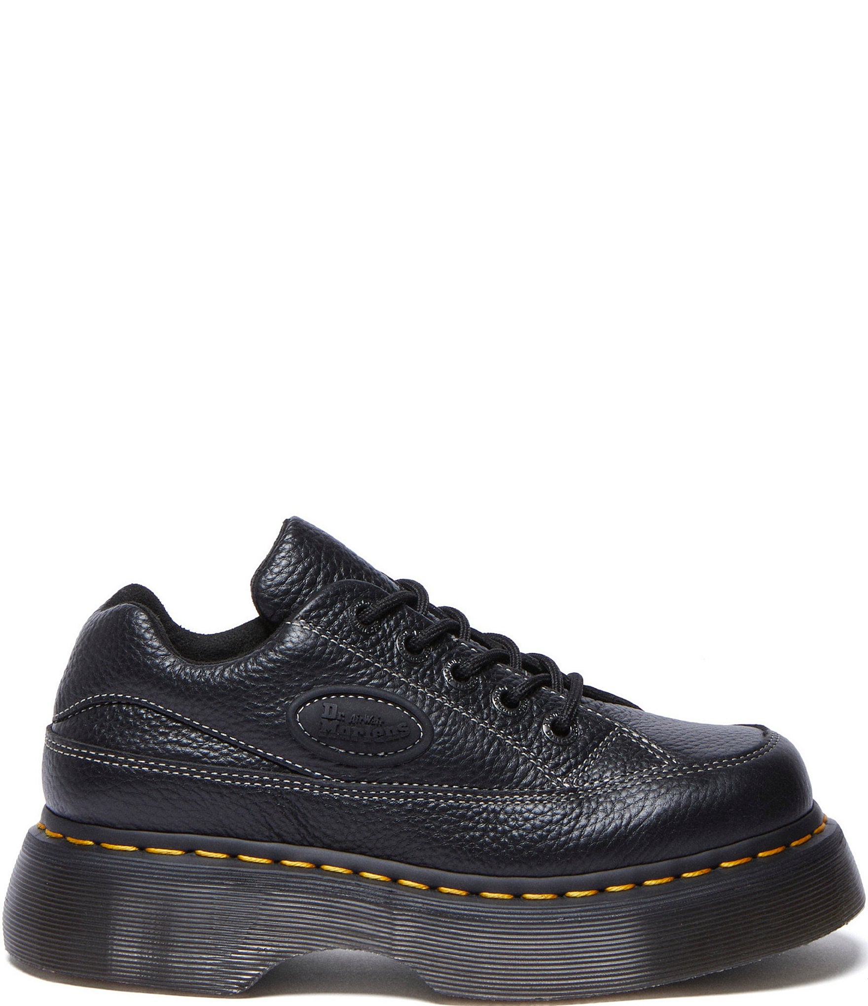 Dr. Martens Women's Buzz 5-Eye CS Milled Nappa Leather Platform Oxfords