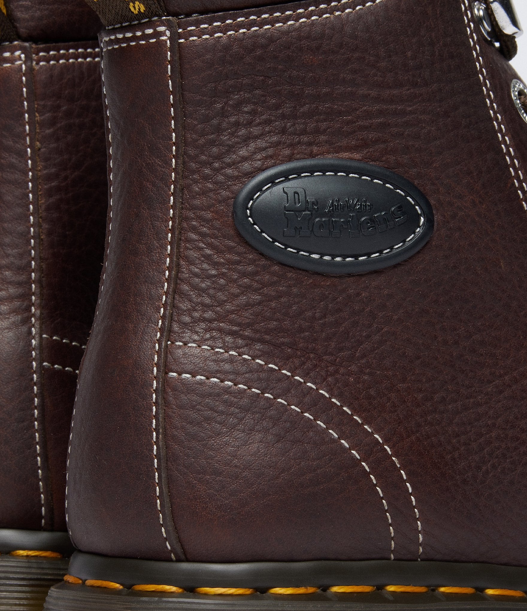 Dr. Martens Women's Buzz 8i Grizzly Leather Platform Combat Boots