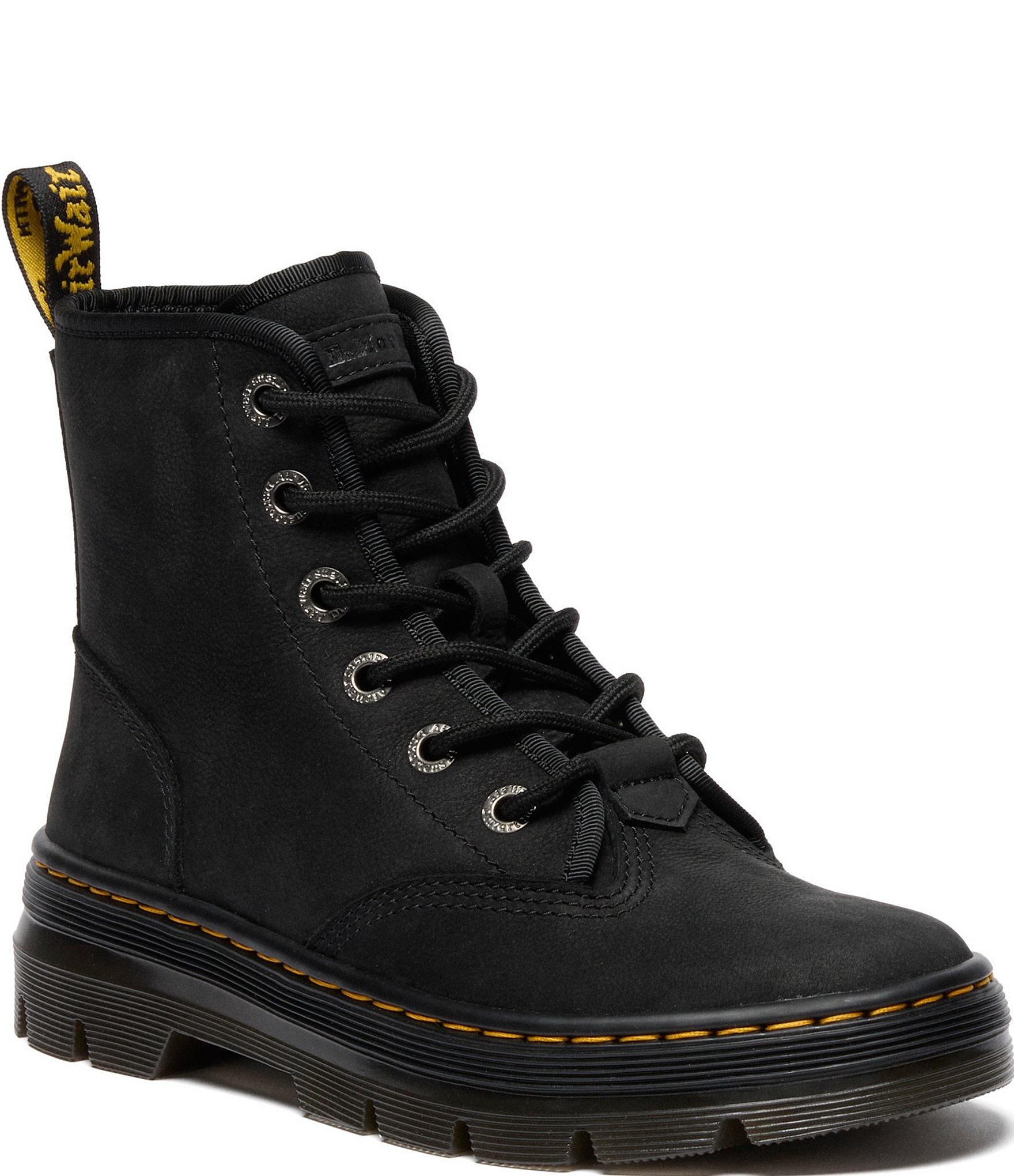 Dr. Martens Women's Charlee Chukka Nubuck Suede Combat Booties