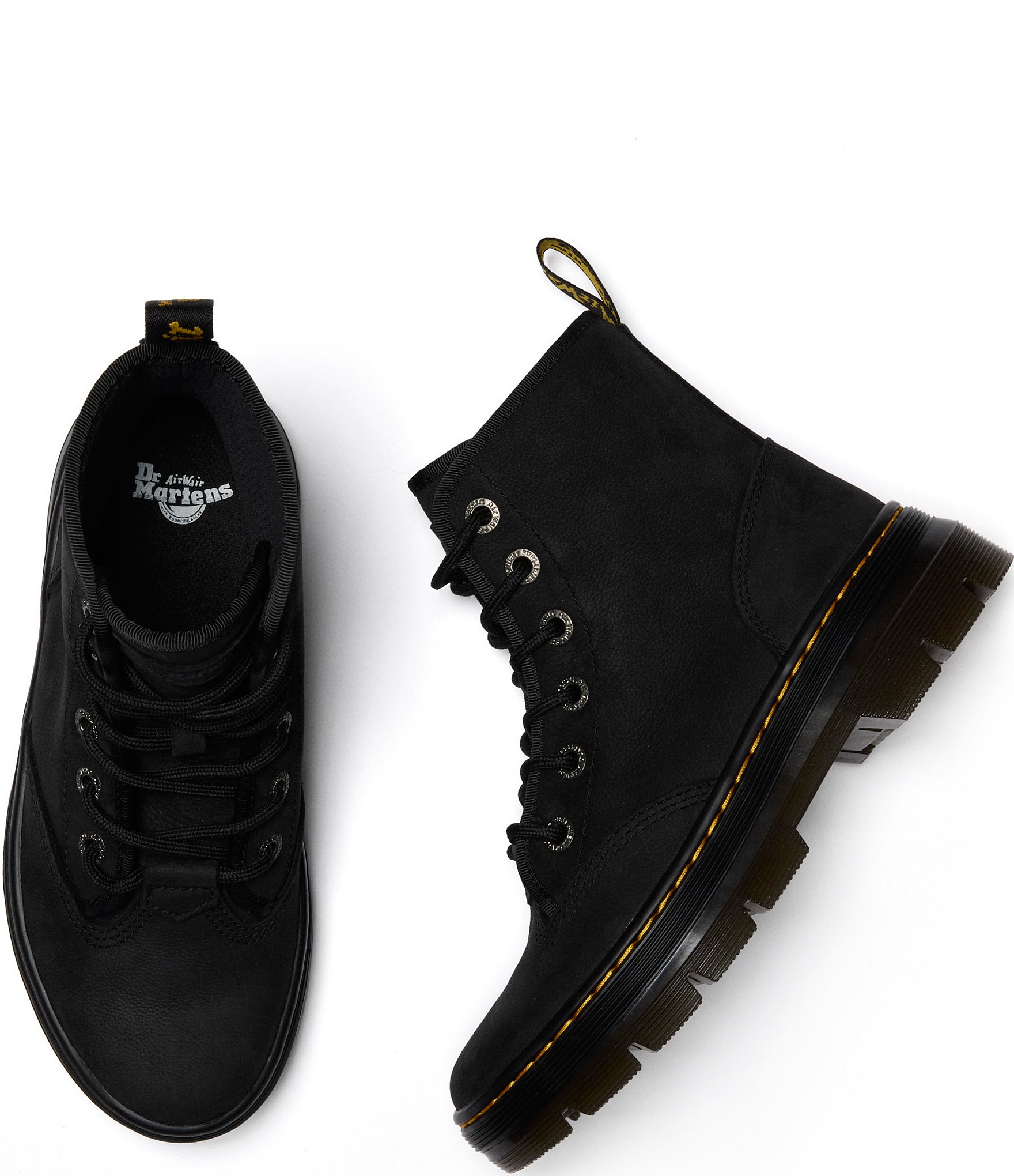 Dr. Martens Women's Charlee Chukka Nubuck Suede Combat Booties