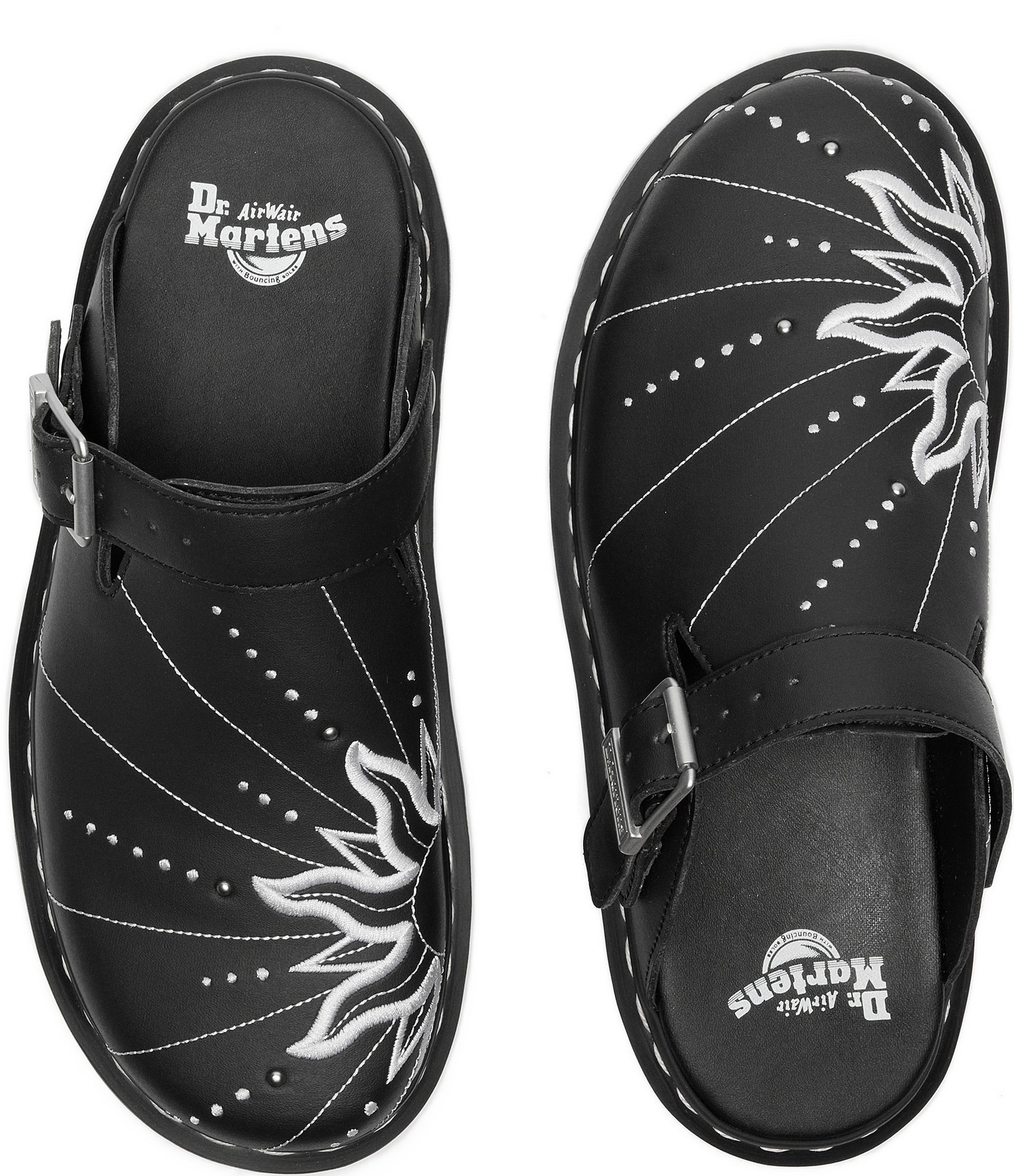 Dr. Martens Women's Zebzag Solar Flare Platform Mules