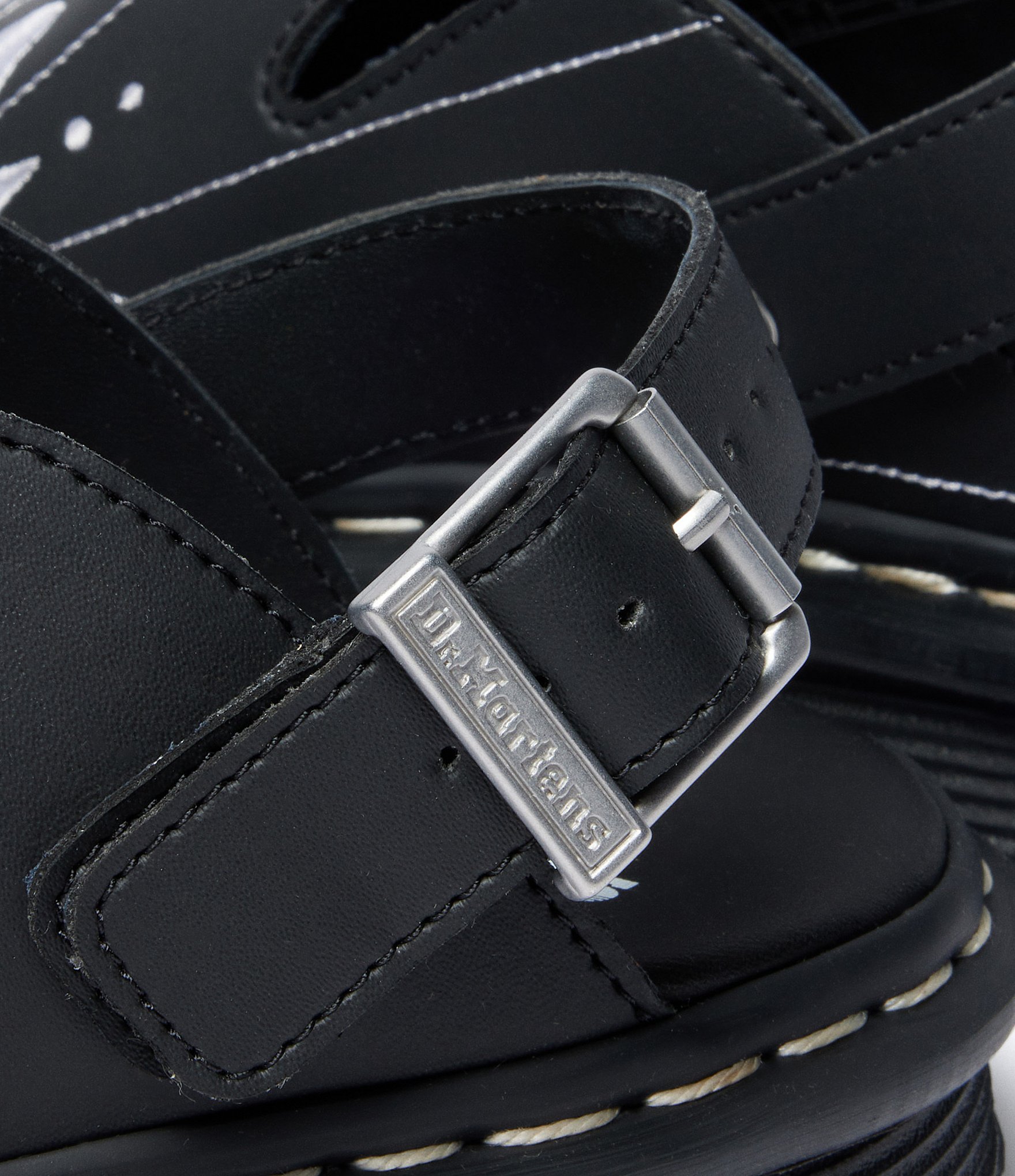 Dr. Martens Women's Zebzag Solar Flare Platform Mules