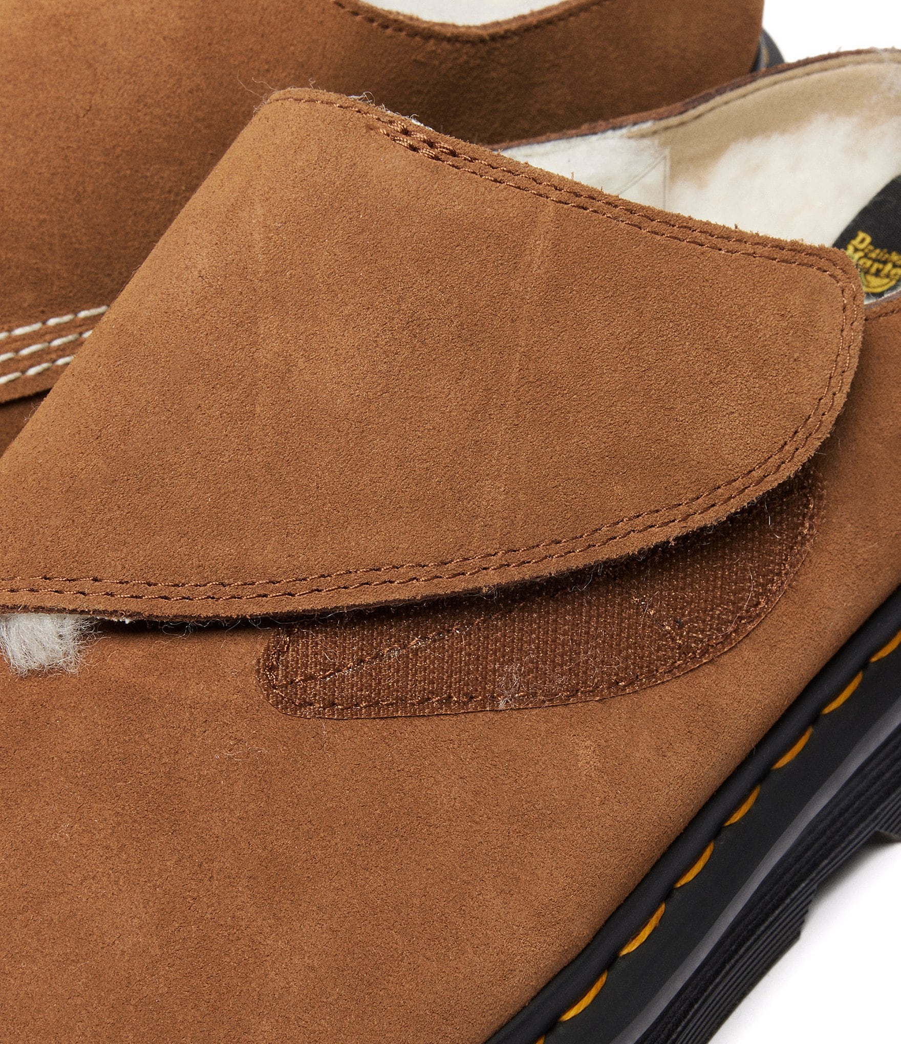 Dr. Martens Zebzag Anywair Suede Platform Mules