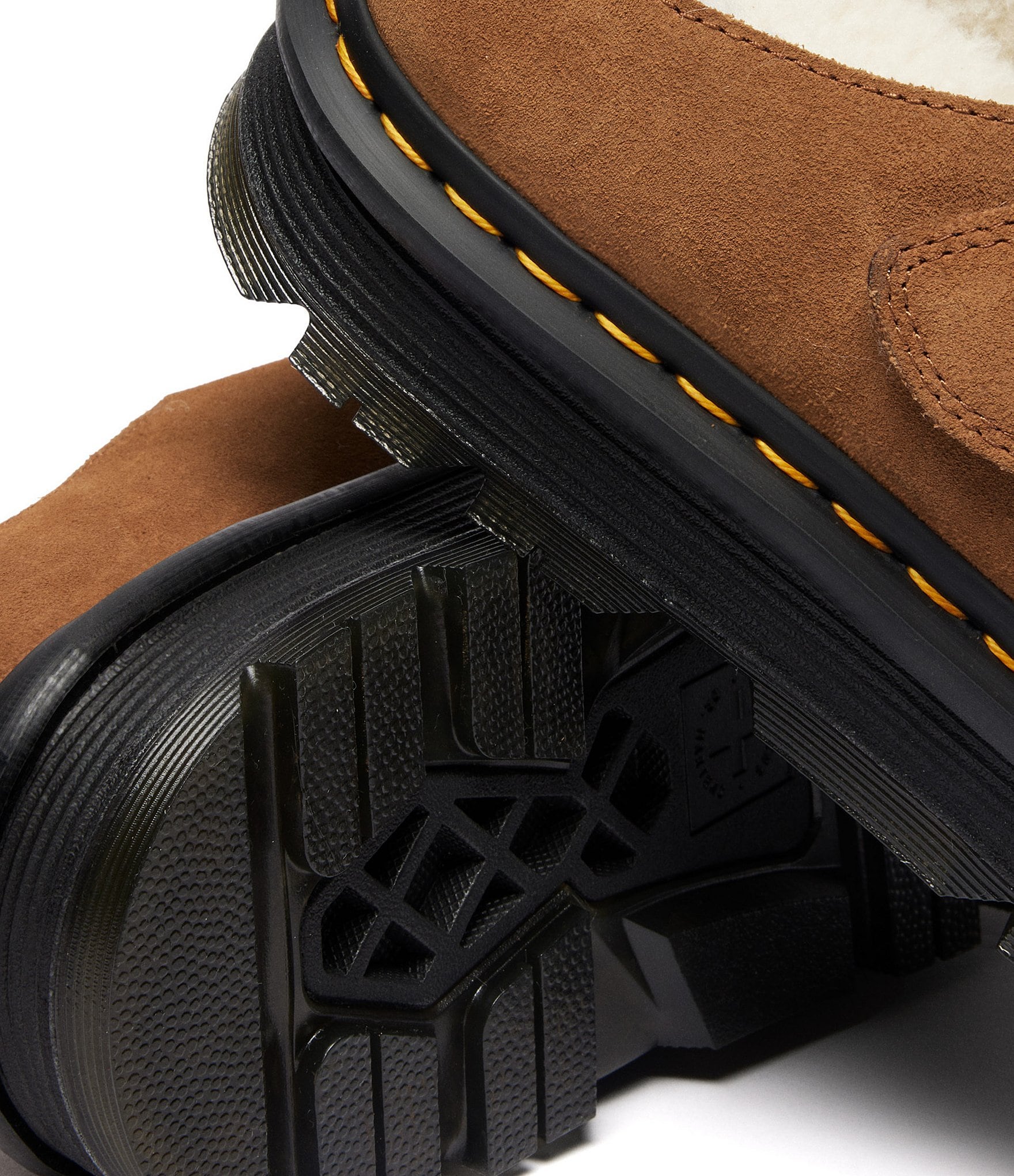 Dr. Martens Zebzag Anywair Suede Platform Mules