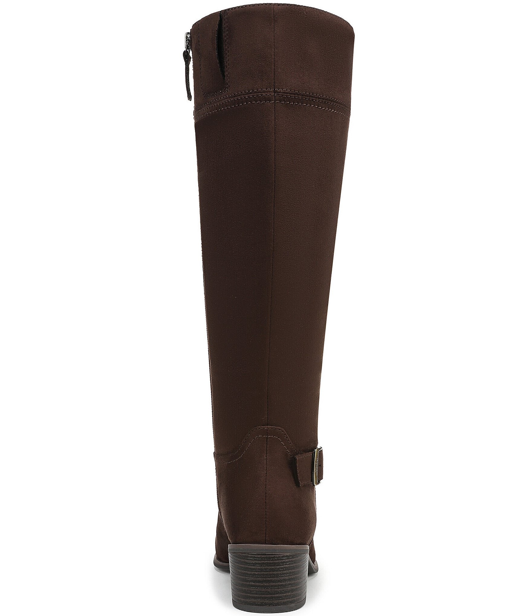 Dr. Scholl's Adeline Micro Suede Buckle Hardware Tall Boots